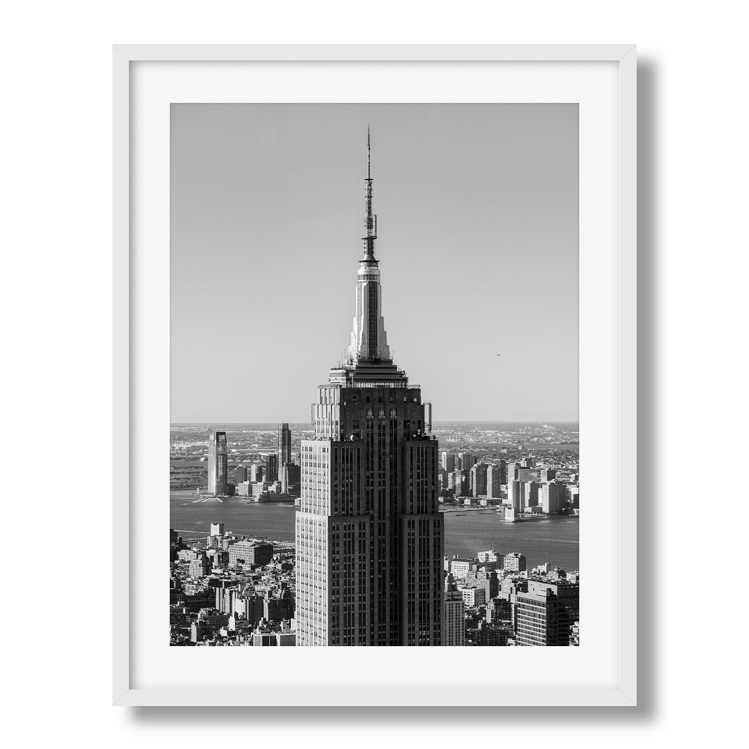 New York City in Black & White Series: III Framed Print - Architecture by Peter Yan Studio