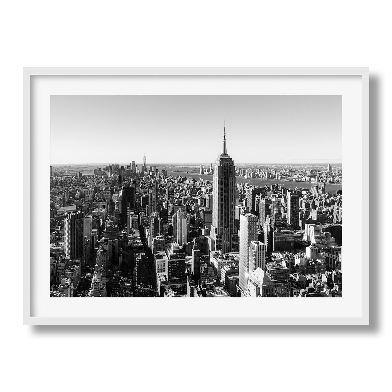 New York City in Black & White Series: IV Framed Print - Architecture by Peter Yan Studio
