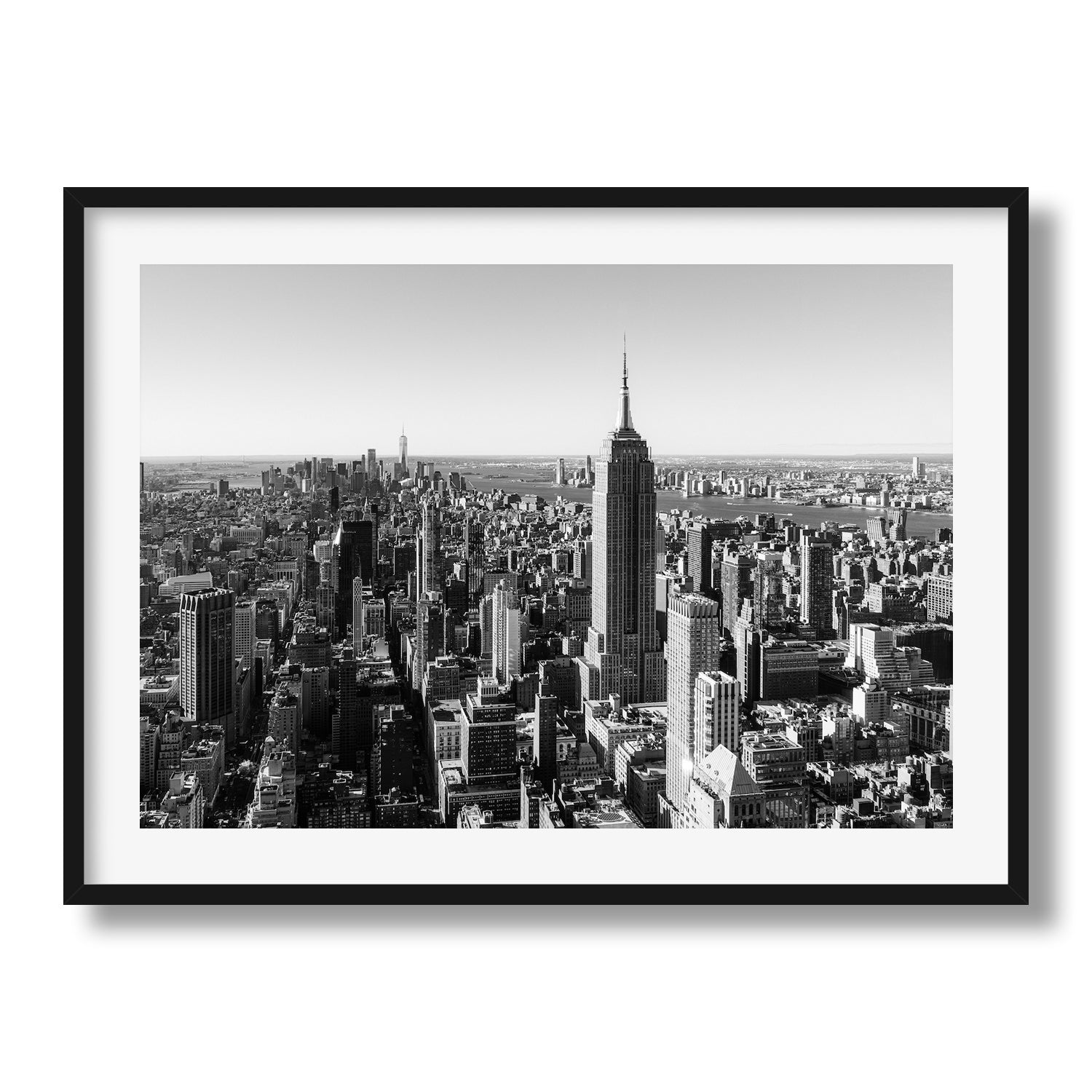 New York City in Black & White Series: IV Framed Print - Architecture by Peter Yan Studio