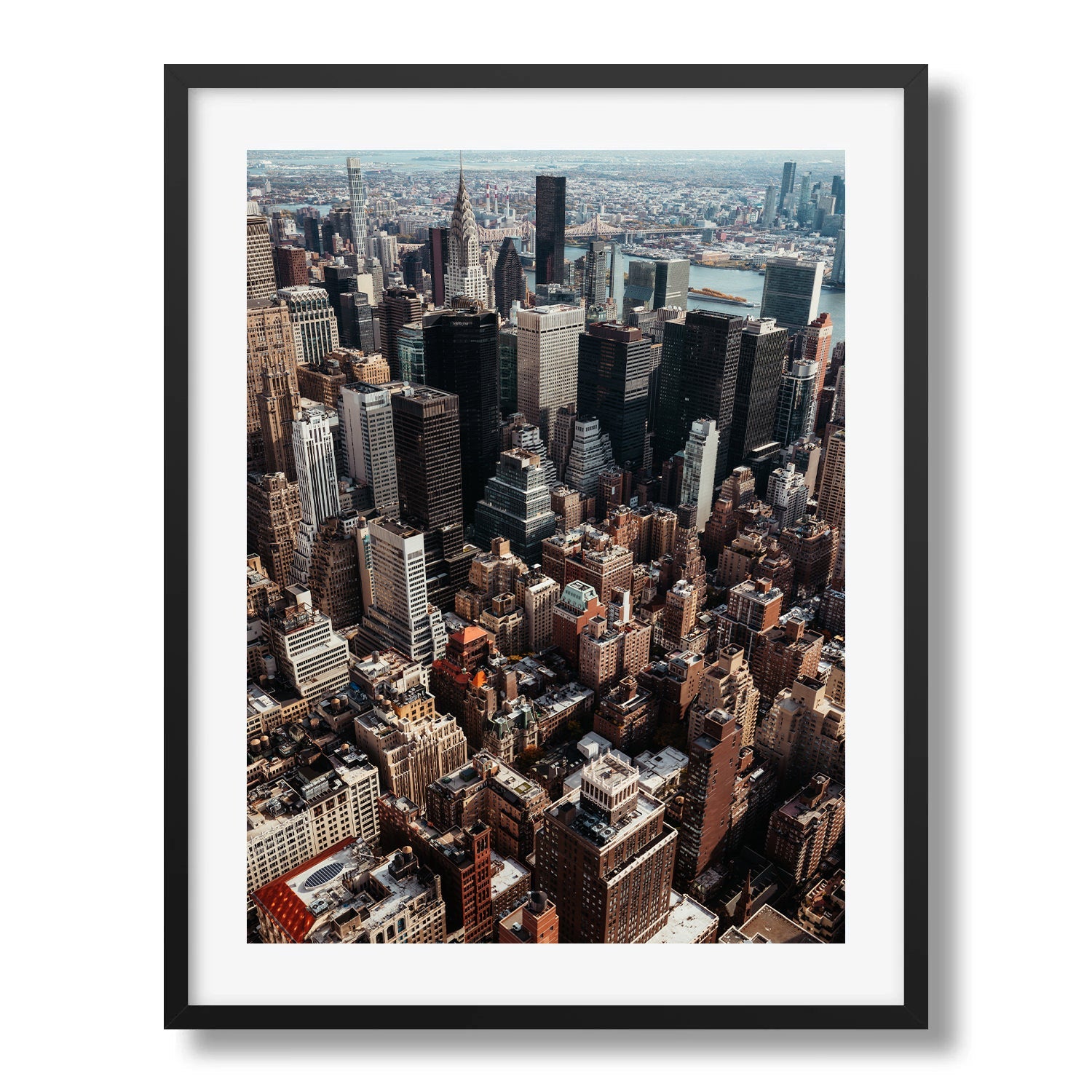 New York City 'Metropolis Melodies' Framed Print - Architecture by Peter Yan Studio