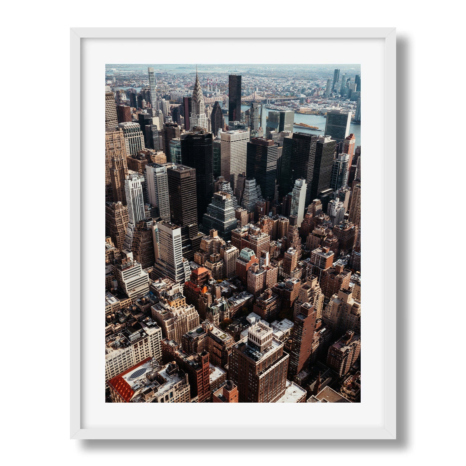 New York City 'Metropolis Melodies' Framed Print - Architecture by Peter Yan Studio