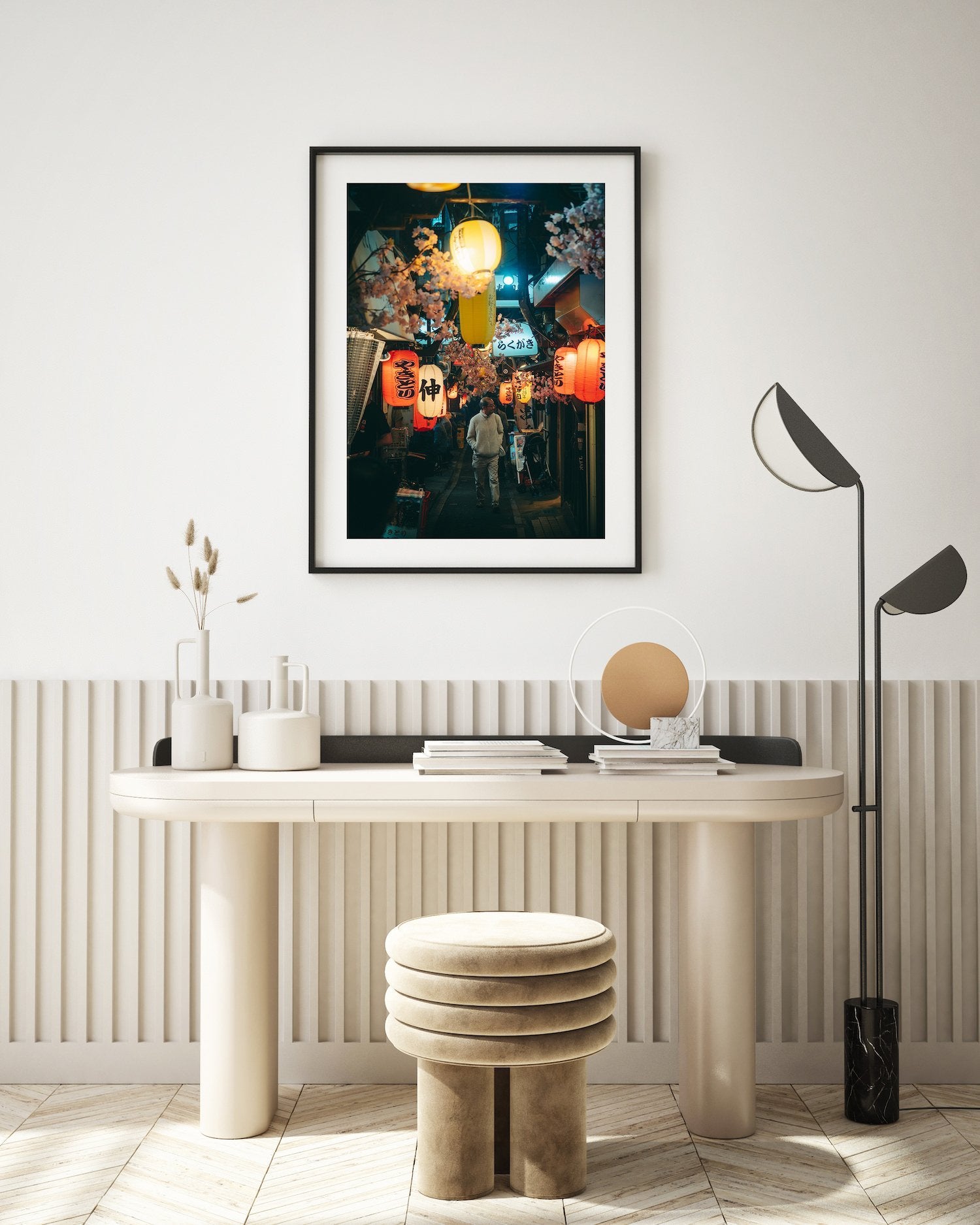 Old Tokyo Alleyway | Premium Framed Print - Peter Yan Studio
