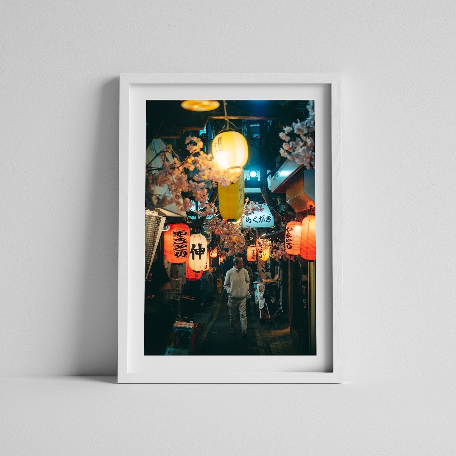 Old Tokyo Alleyway | Premium Framed Print - Peter Yan Studio