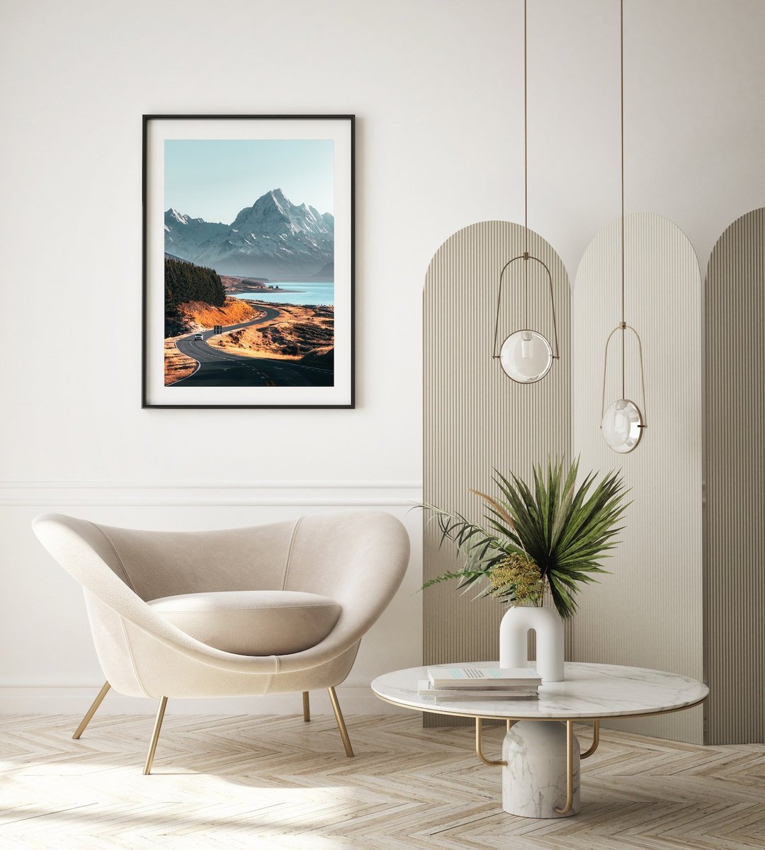Peter's Lookout, Mt Cook | Premium Framed Print - Peter Yan Studio