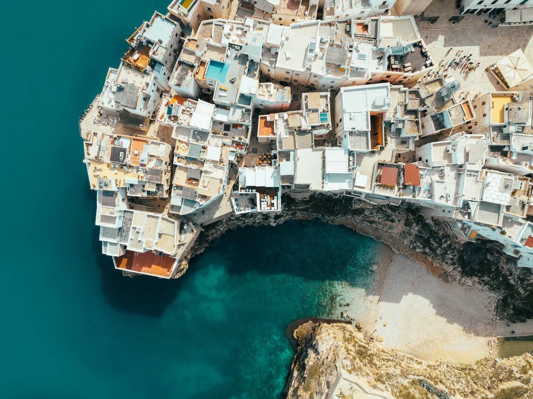Polignano A Mare Beach From Above - Peter Yan Studio
