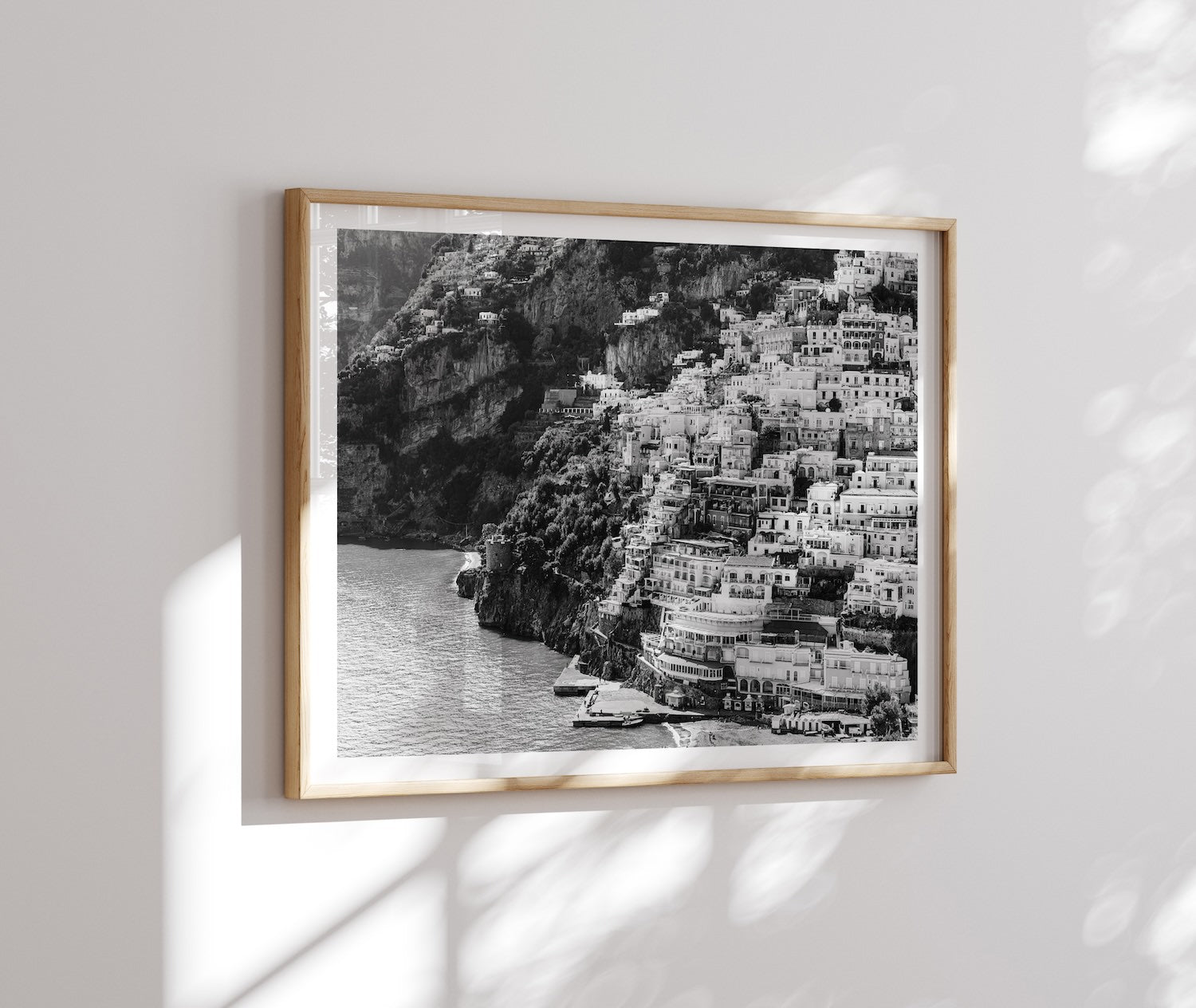 Positano Amalfi Coast Black & White - Peter Yan Studio