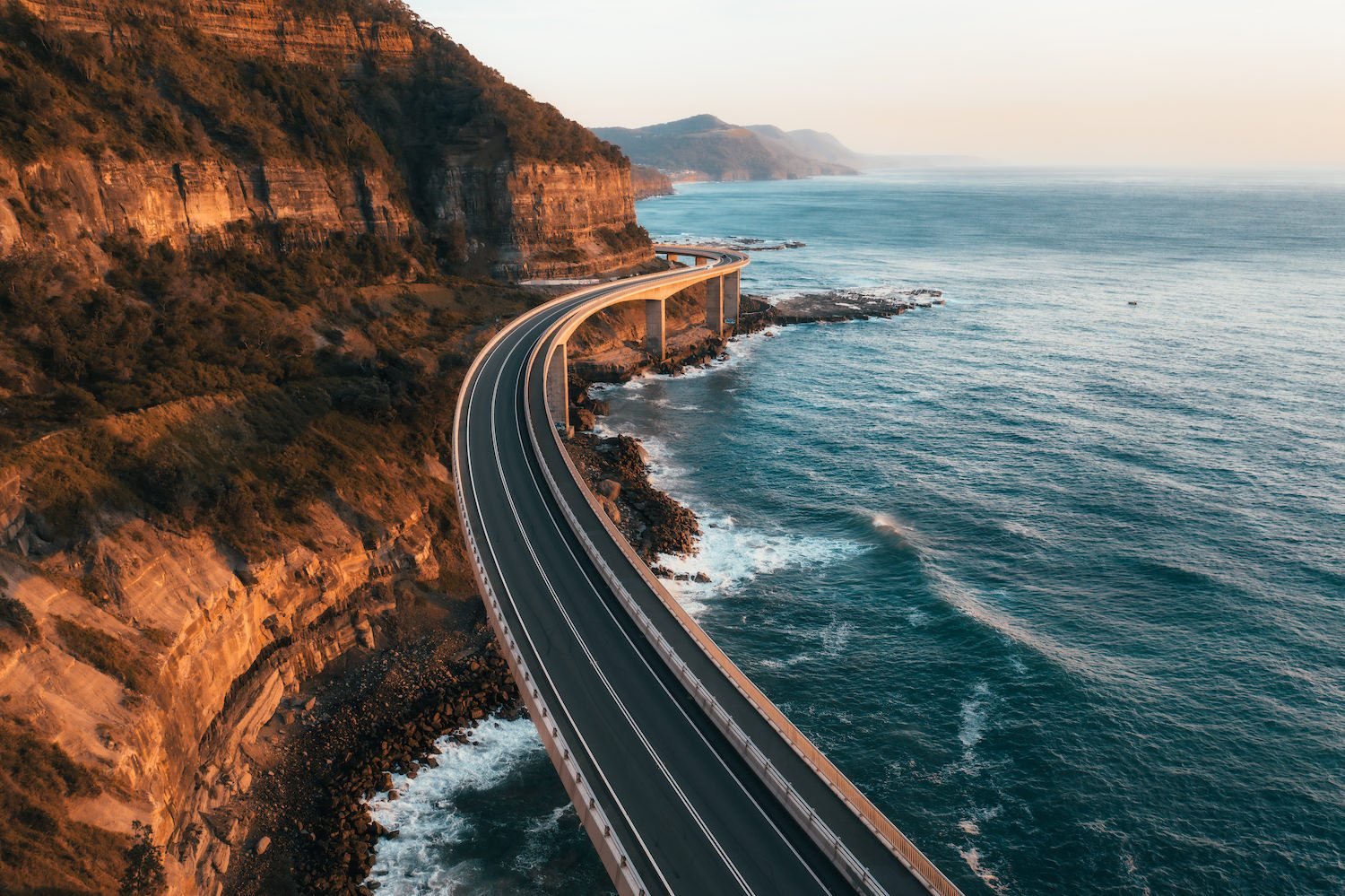Sea Cliff Bridge Landscape | Premium Framed Print - Peter Yan Studio
