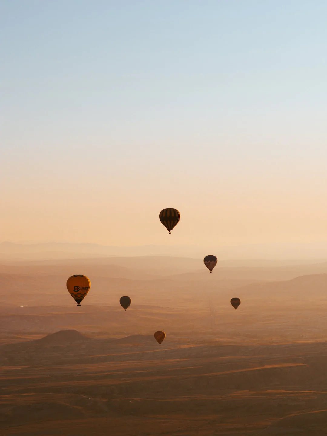 Six Hot Air Balloons Over Cappadocia - Peter Yan Studio