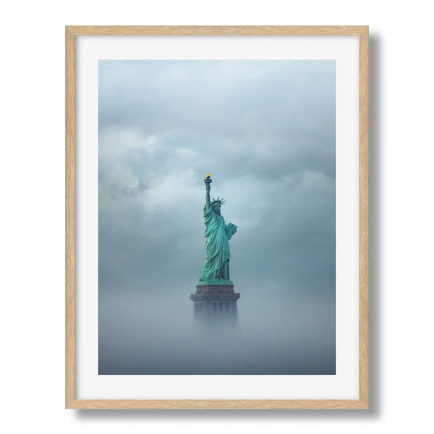 Statue of Liberty In The Fog II - Peter Yan Studio