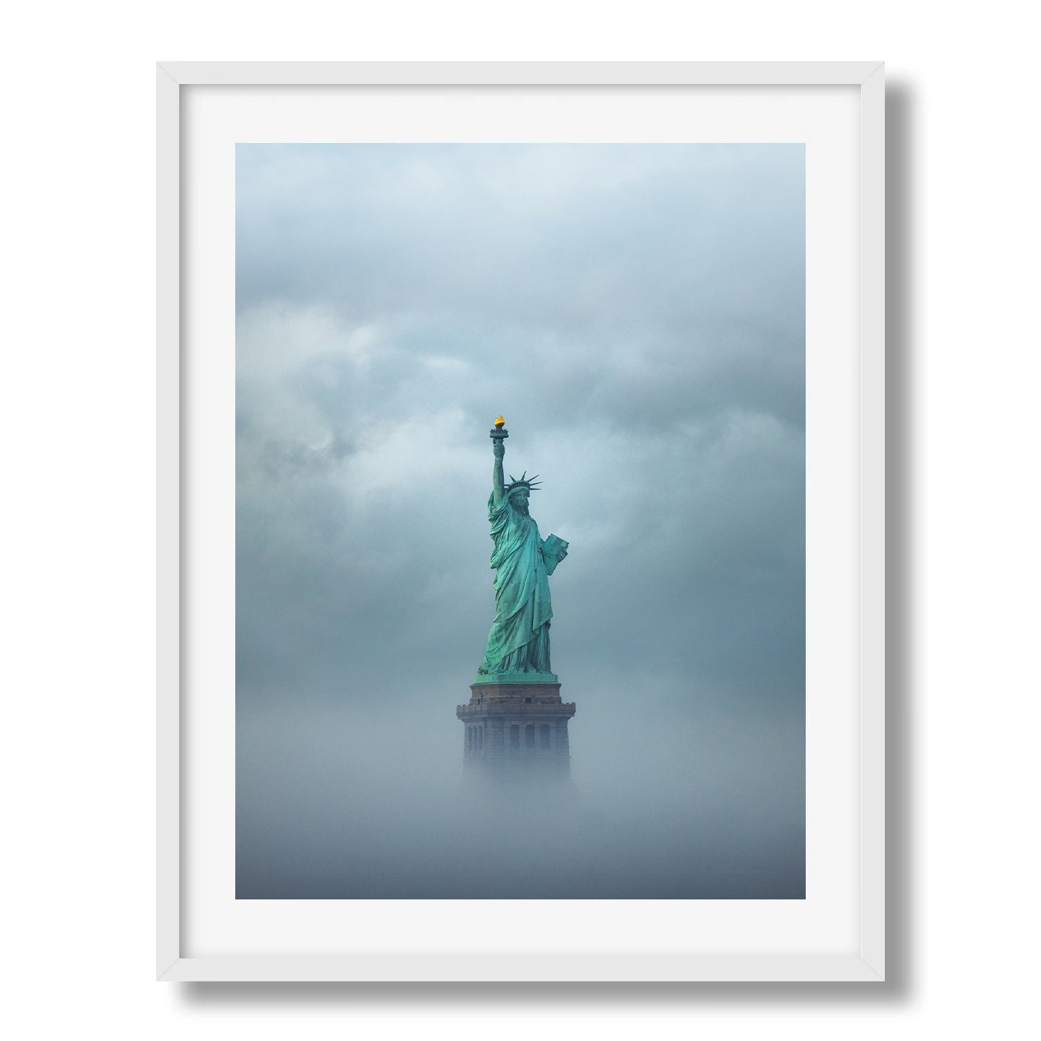 Statue of Liberty In The Fog II - Peter Yan Studio