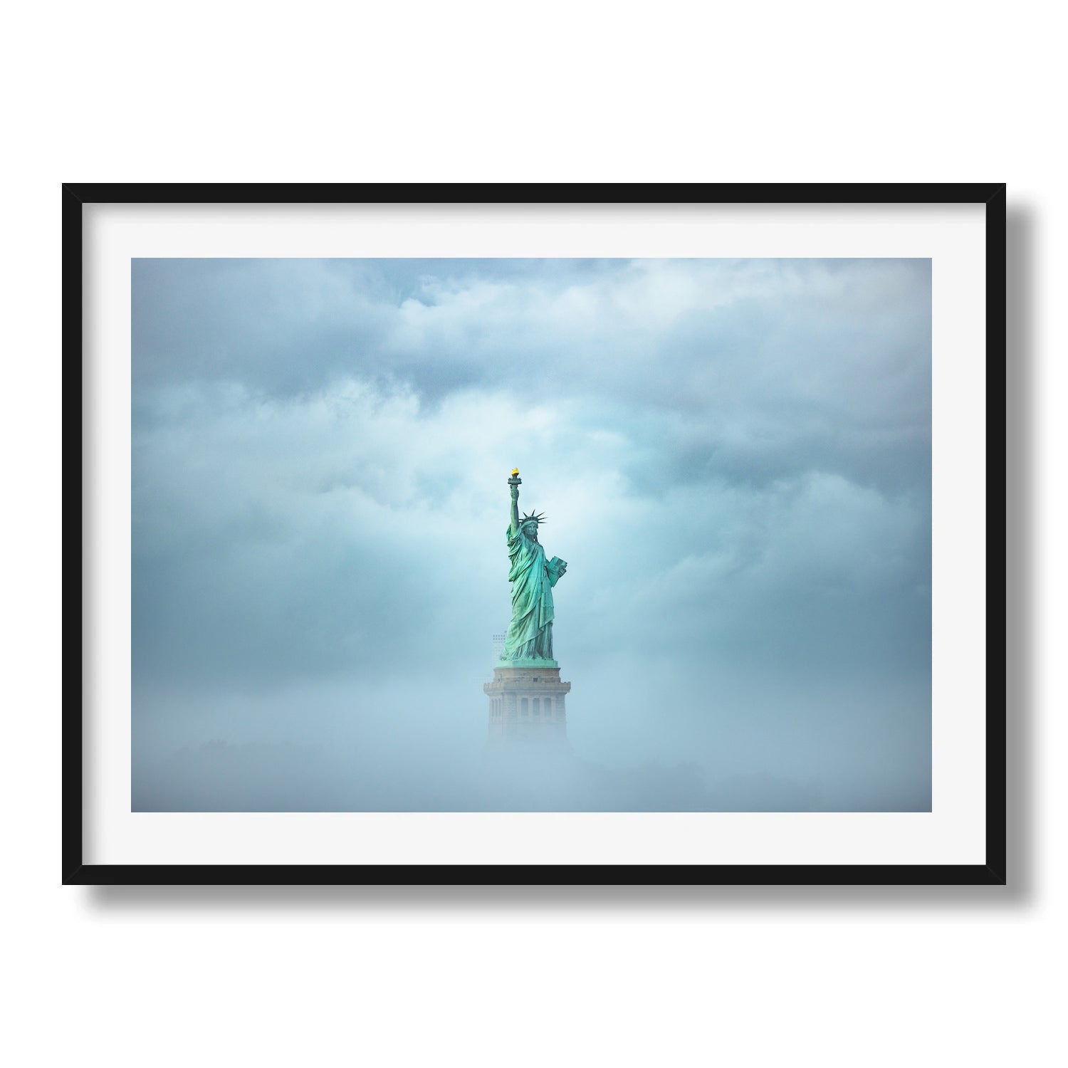 Statue of Liberty In The Fog III - Peter Yan Studio