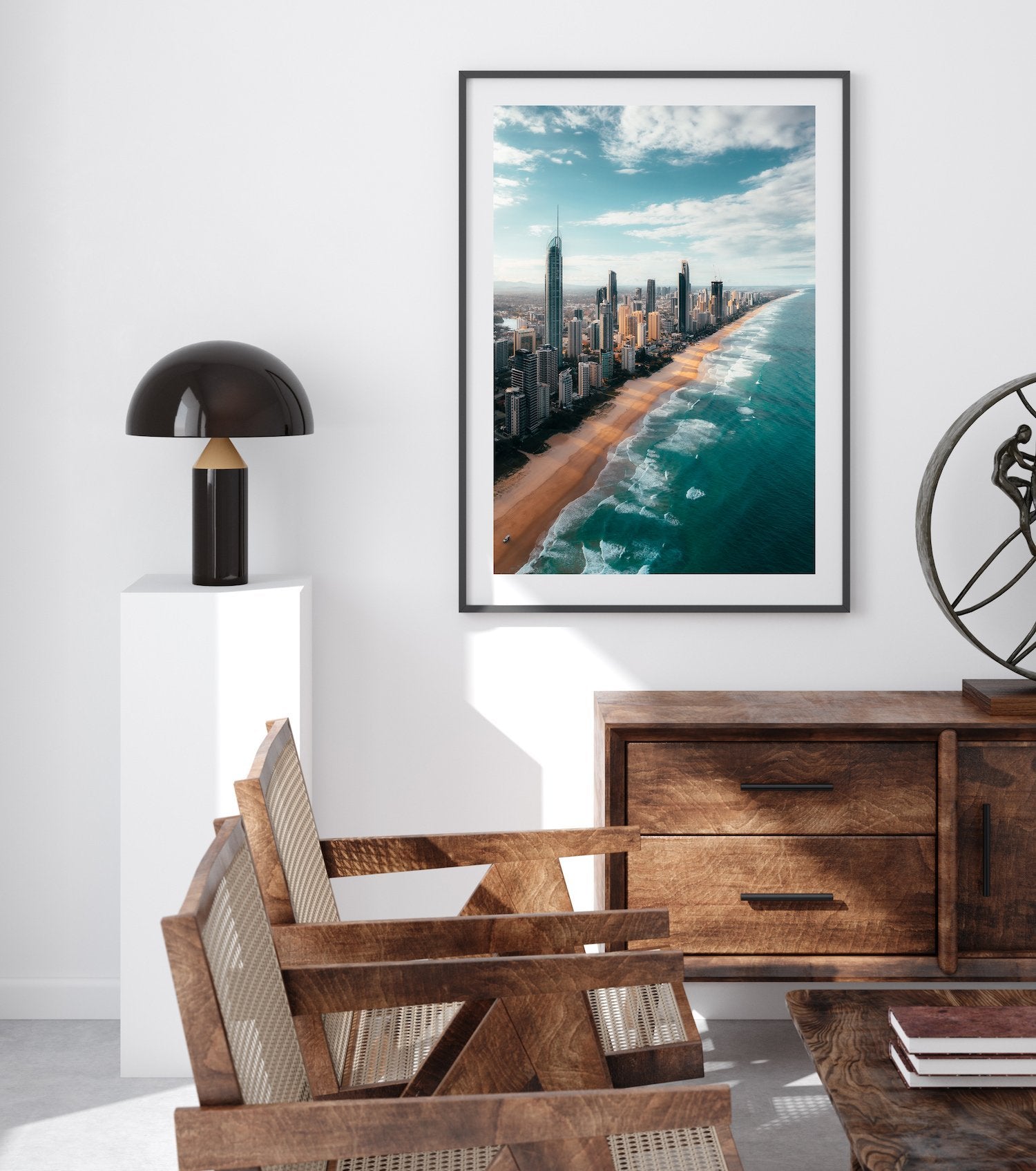 Surfers Paradise Skyline | Premium Framed Print - Peter Yan Studio