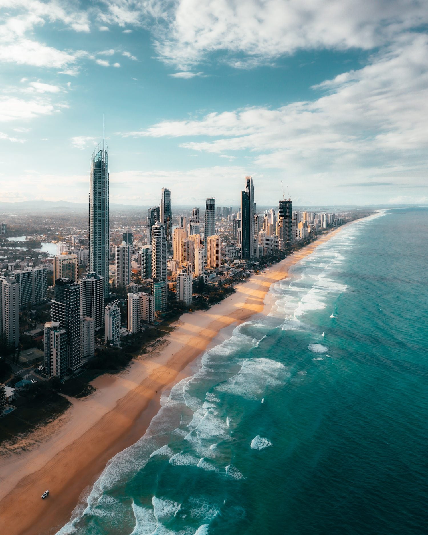 Surfers Paradise Skyline | Premium Framed Print - Peter Yan Studio