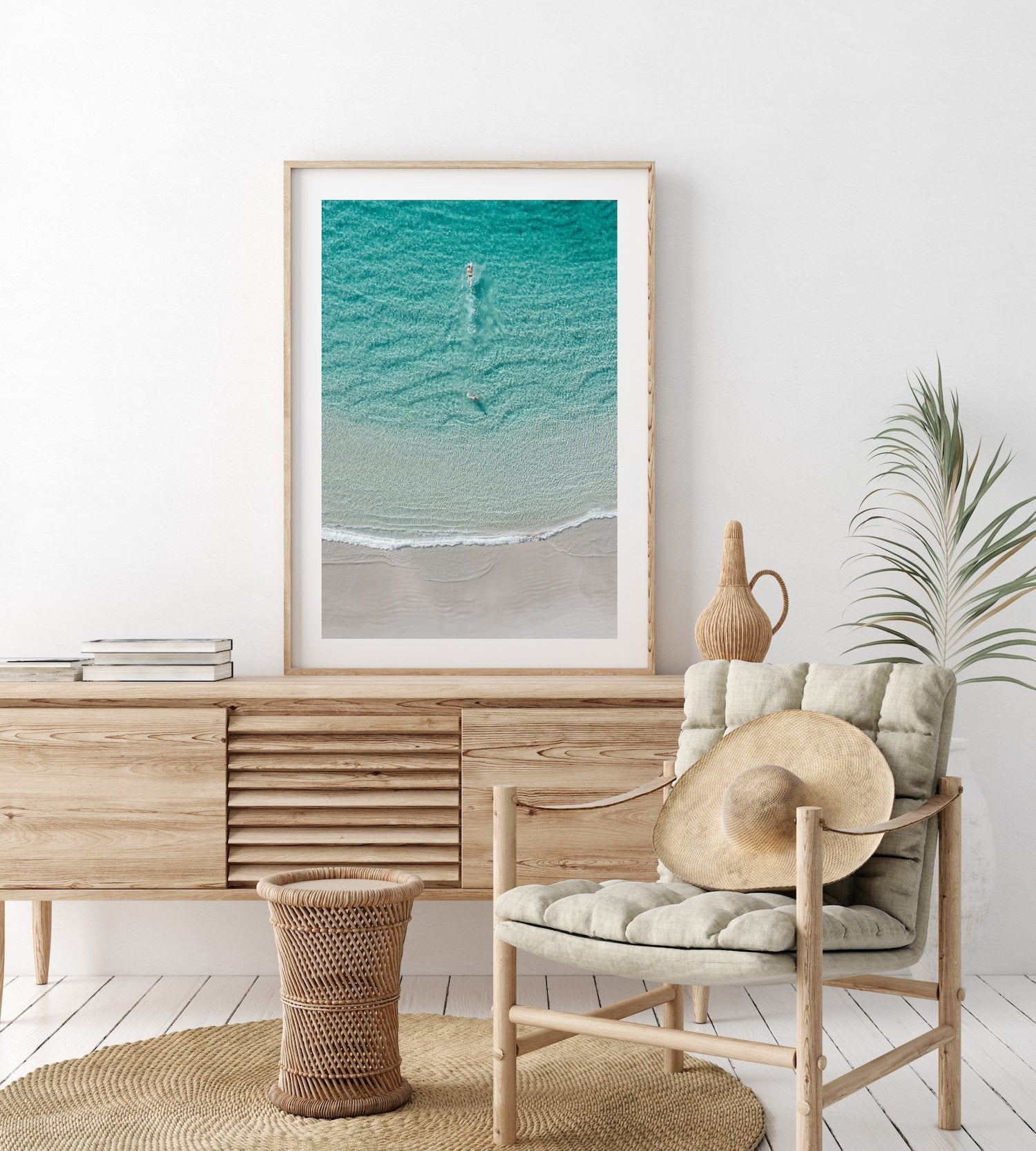 Swimming Away | Premium Framed Print - Peter Yan Studio
