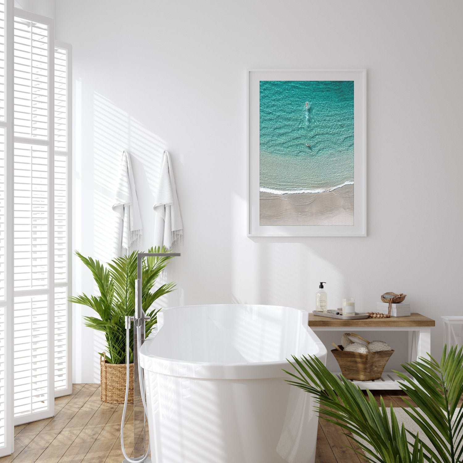 Swimming Away | Premium Framed Print - Peter Yan Studio