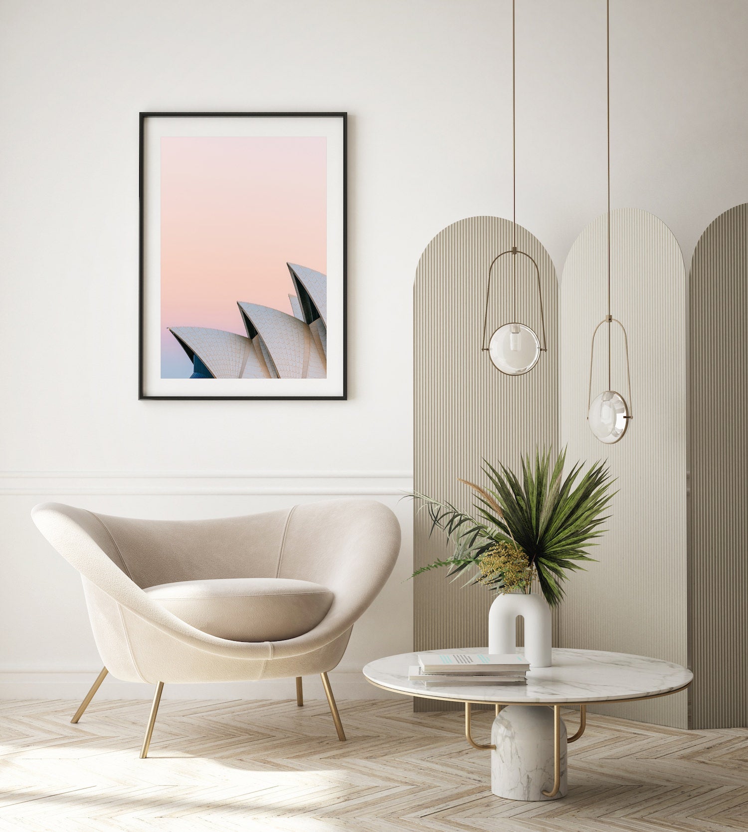 Sydney Opera House Close Up Sunset | Premium Framed Print - Peter Yan Studio
