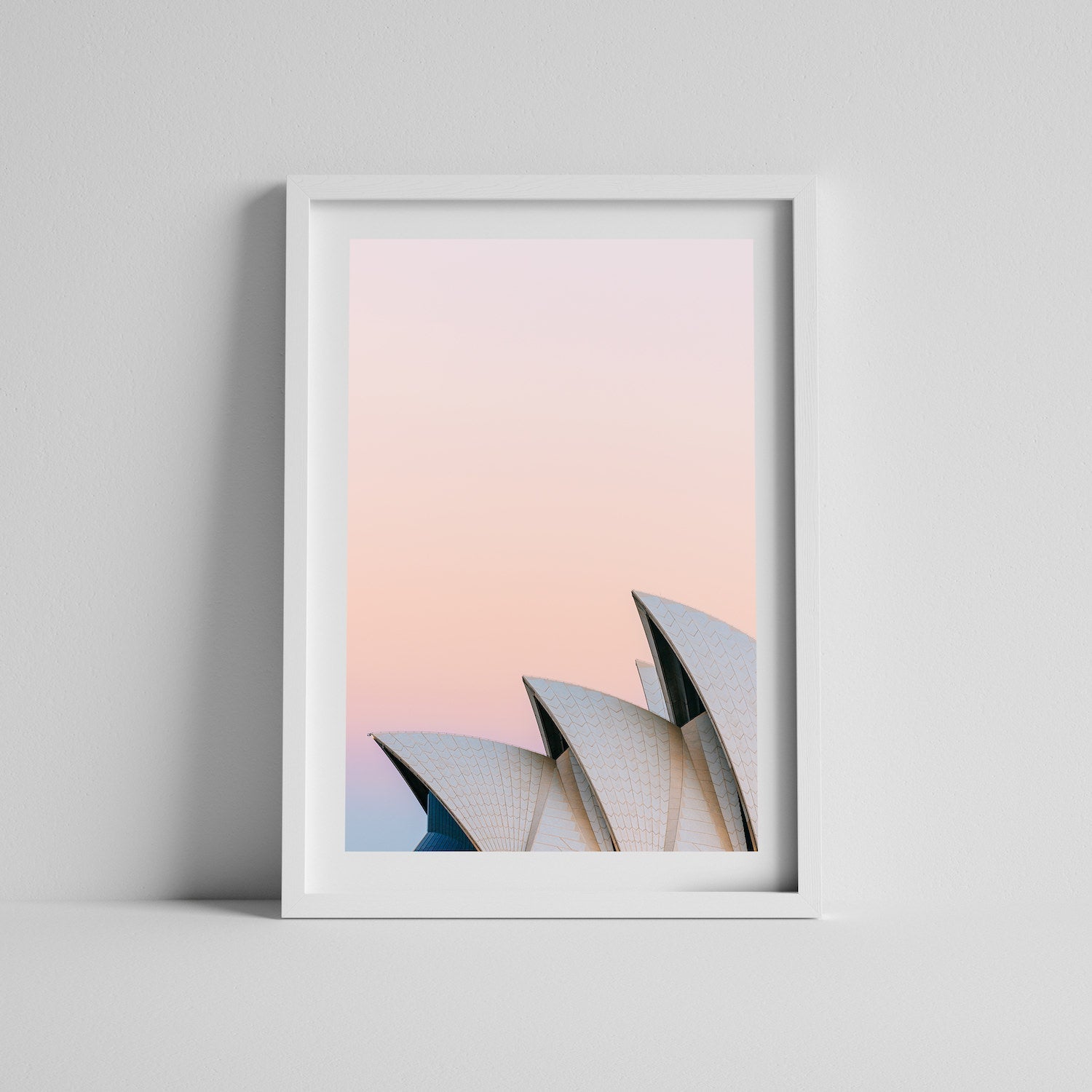 Sydney Opera House Close Up Sunset | Premium Framed Print - Peter Yan Studio