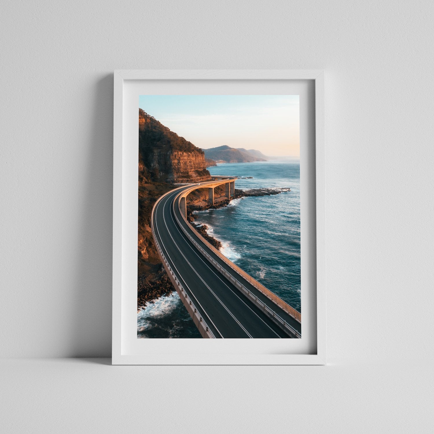 Sydney Sea Cliff Bridge Sunrise | Premium Framed Print - Peter Yan Studio