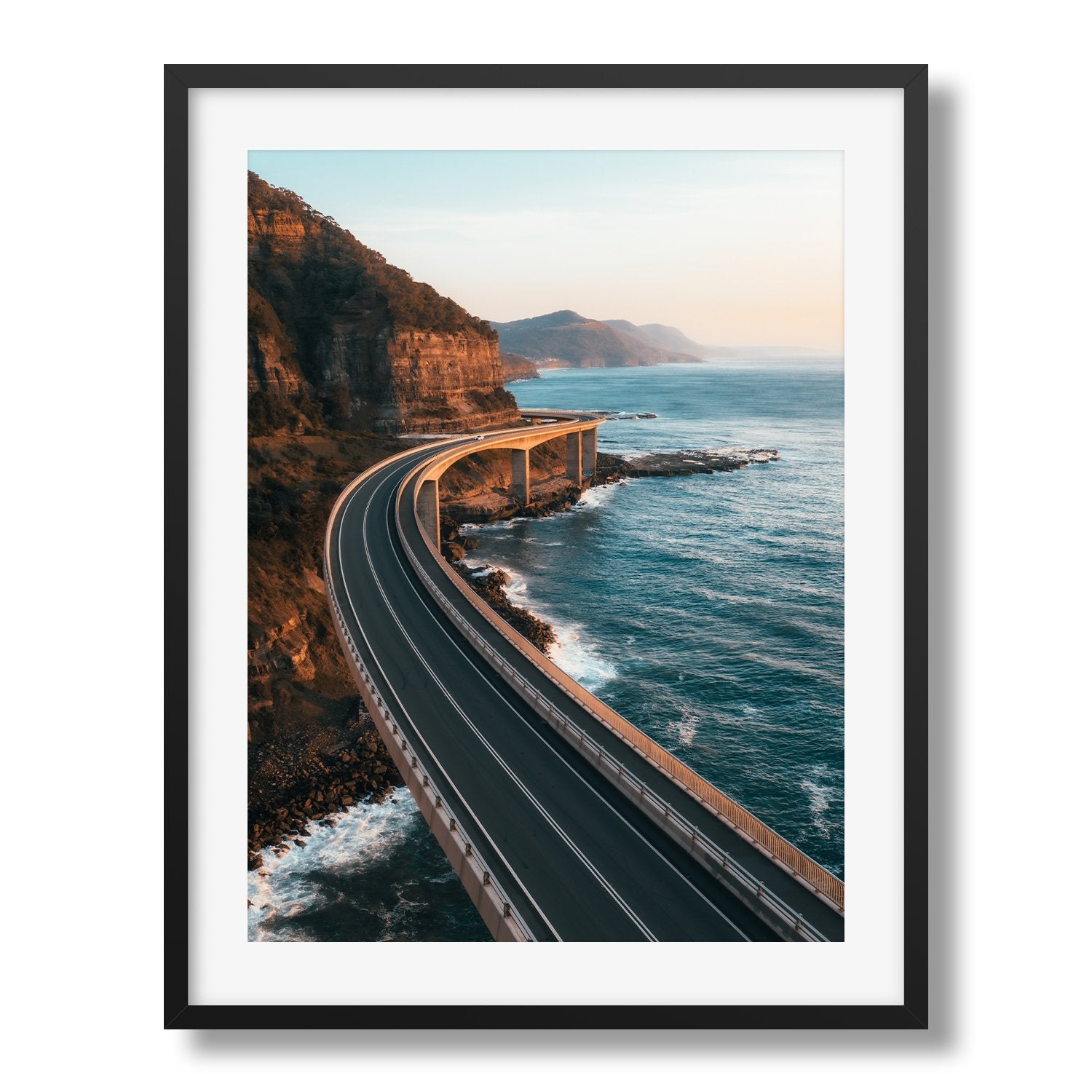 Sydney Sea Cliff Bridge Sunrise | Premium Framed Print - Peter Yan Studio