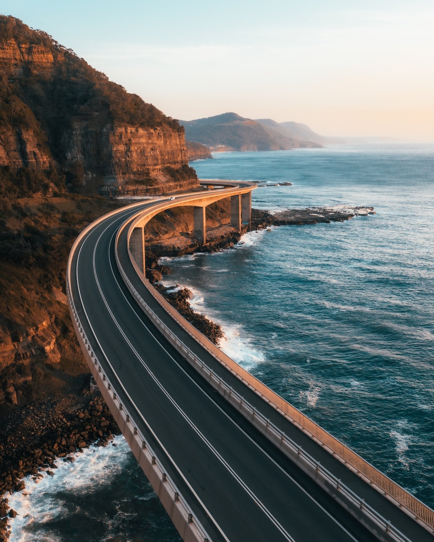Sydney Sea Cliff Bridge Sunrise | Premium Framed Print - Peter Yan Studio