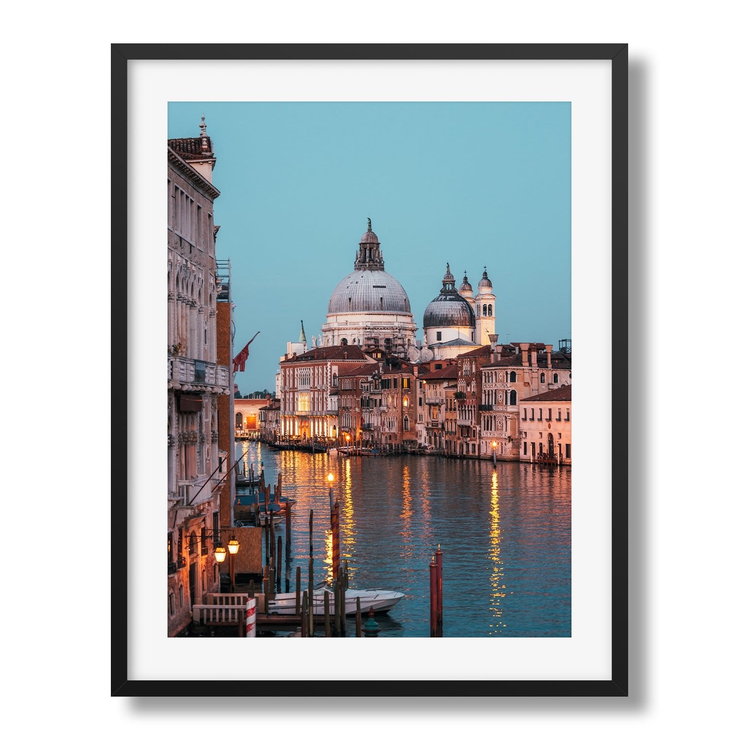 Venice Evening Framed Print - Architecture by Peter Yan Studio