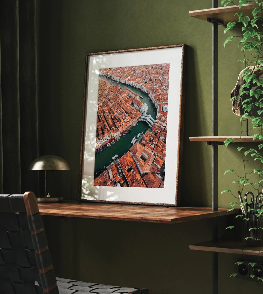 Venice From Above, Italy II - Peter Yan Studio Framed Photo Print Wall Art