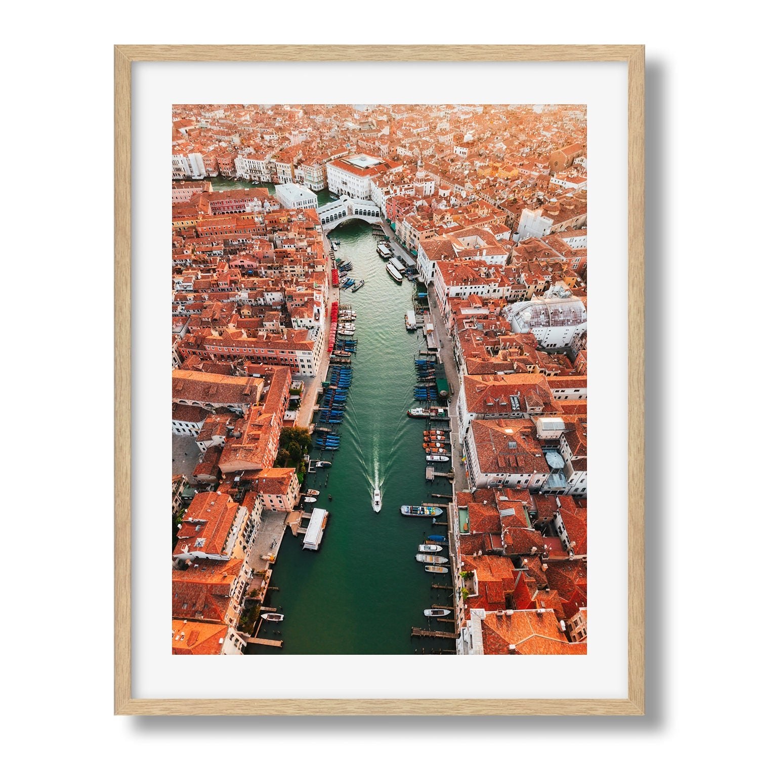 Venice From Above, Italy | Premium Framed Print - Peter Yan Studio