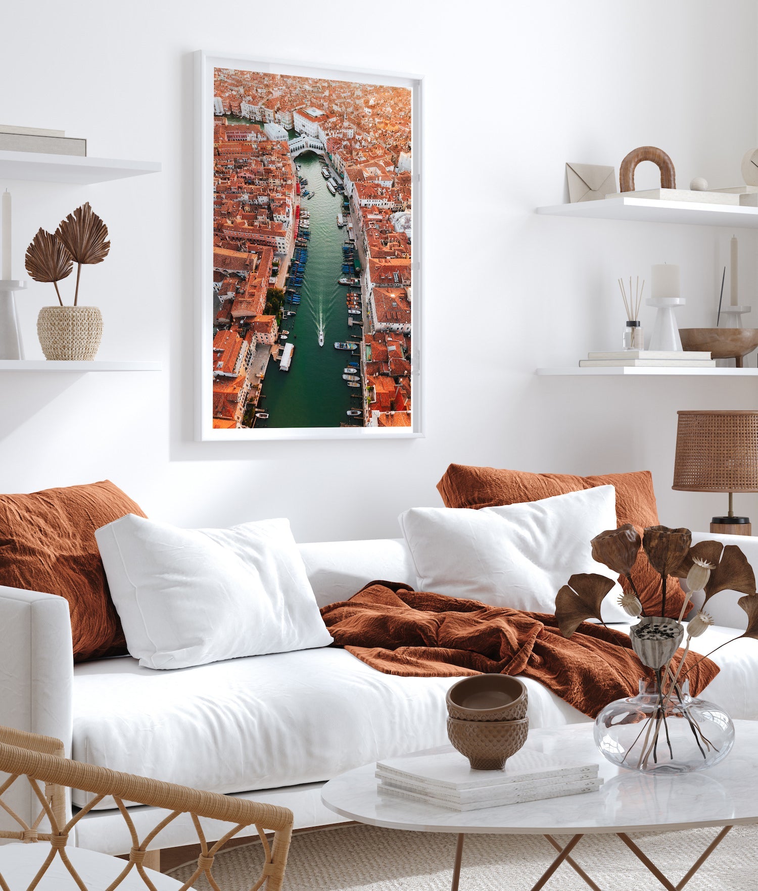 Venice From Above, Italy | Premium Framed Print - Peter Yan Studio