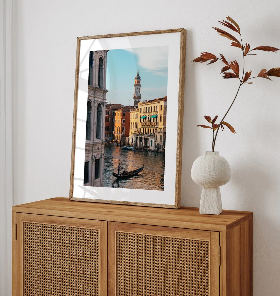 Venice Street Series 5 - Peter Yan Studio Framed Photo Print Wall Art