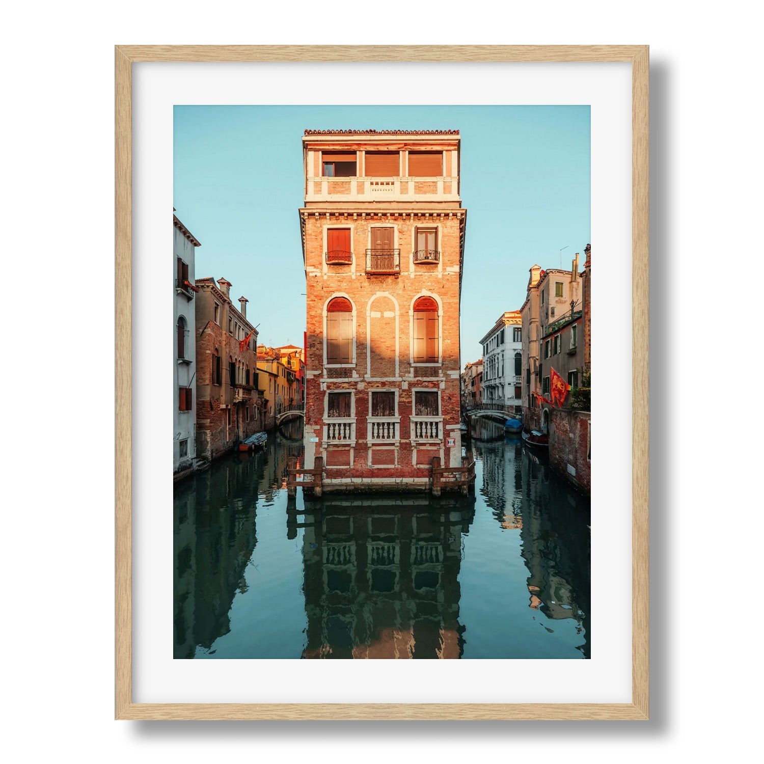 Venice Street Series 8 Framed Print - Architecture by Peter Yan Studio