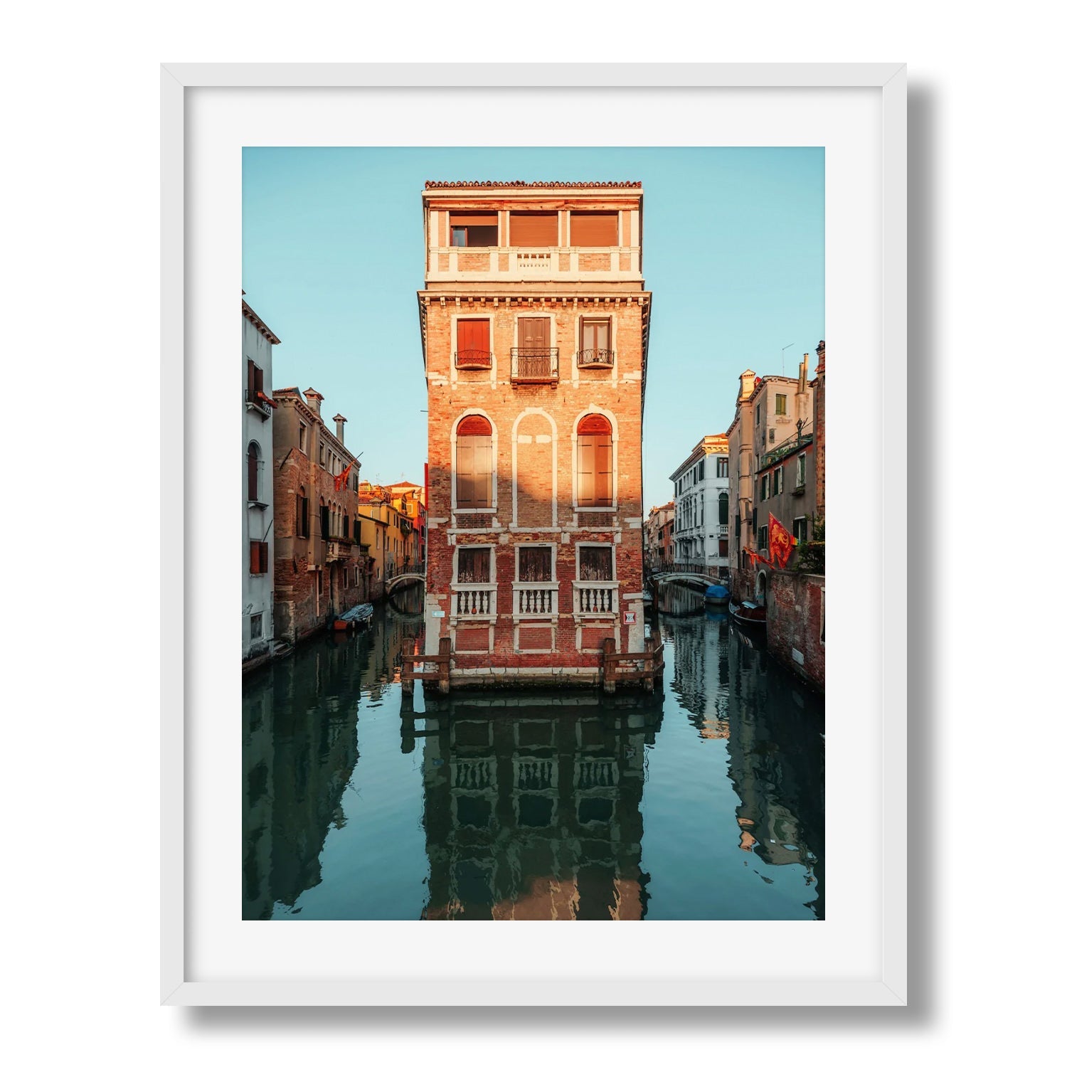 Venice Street Series 8 Framed Print - Architecture by Peter Yan Studio