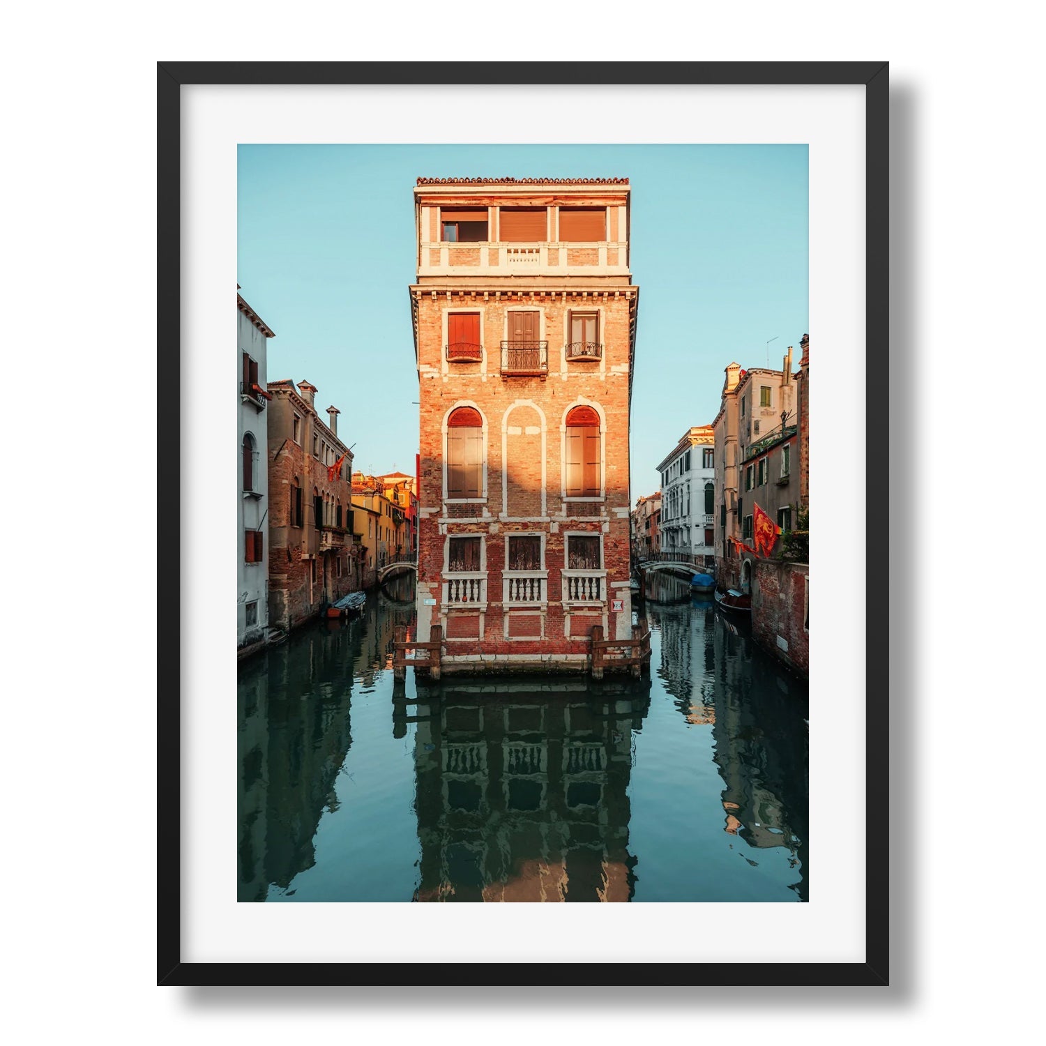 Venice Street Series 8 Framed Print - Architecture by Peter Yan Studio