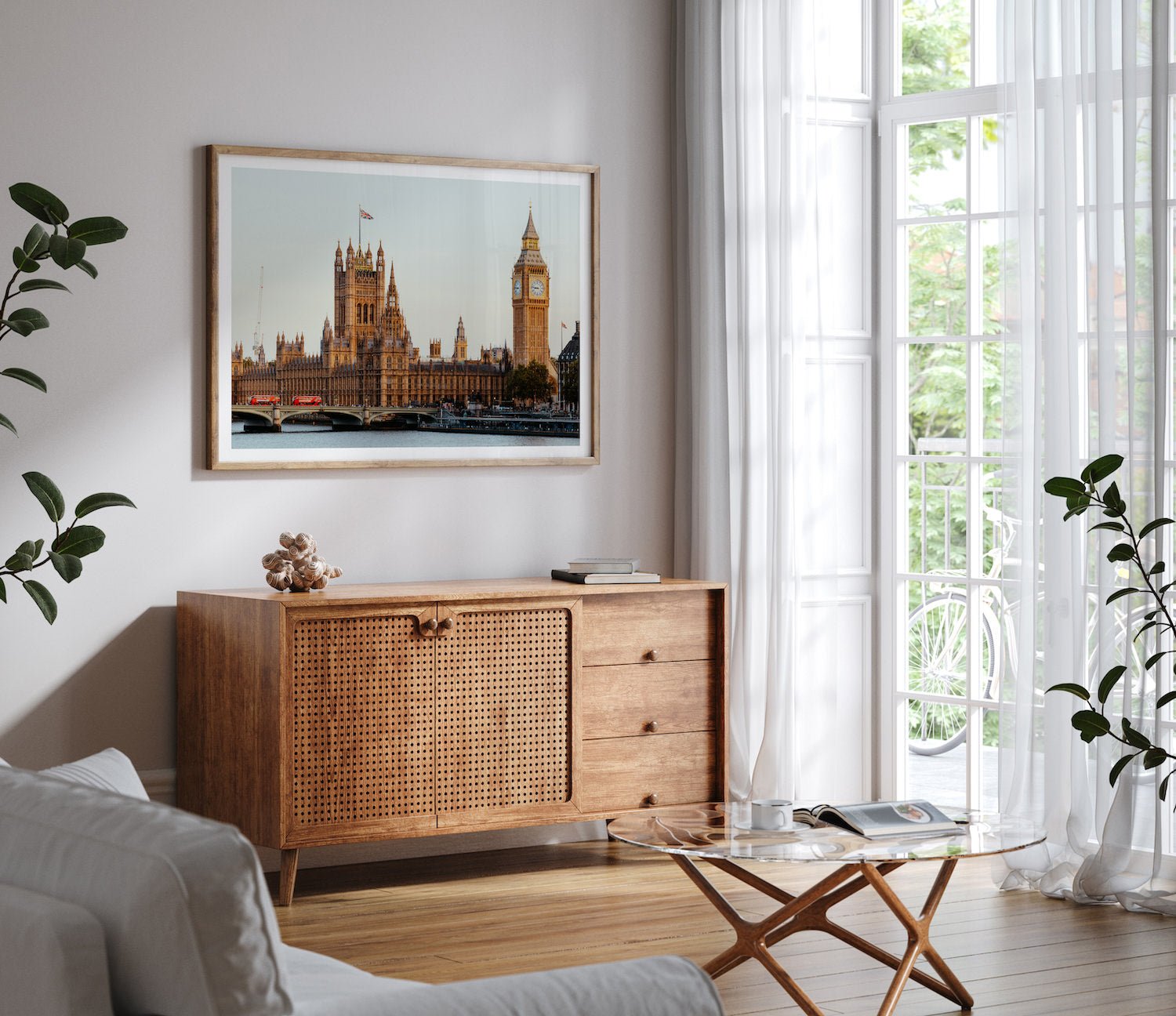 Westminster Abbey and Big Ben - Peter Yan Studio Framed Photo Print Wall Art