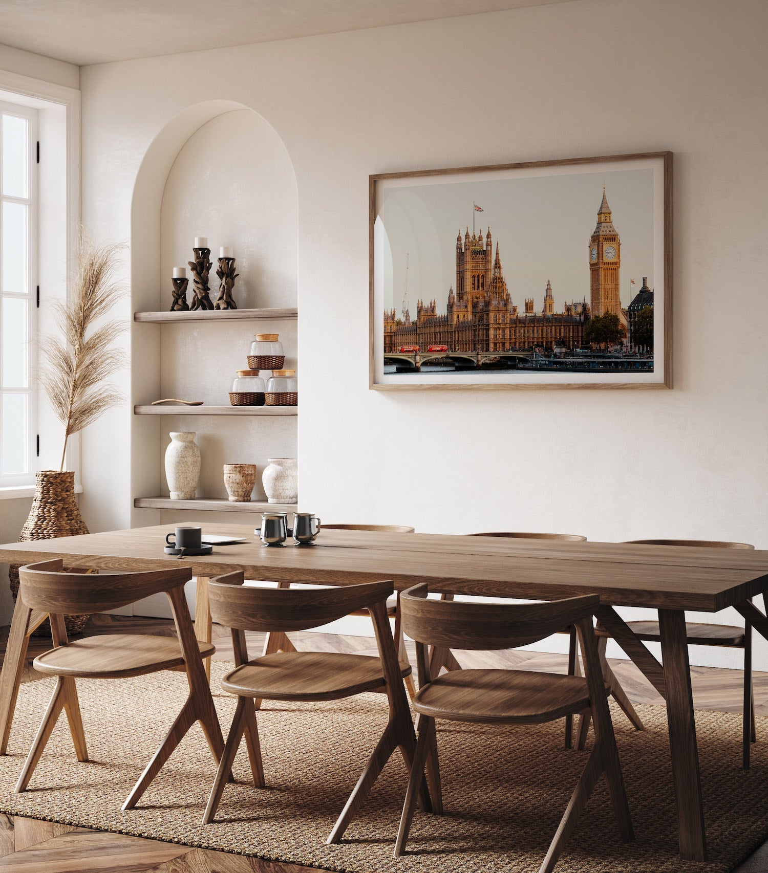 Westminster Abbey and Big Ben - Peter Yan Studio Framed Photo Print Wall Art