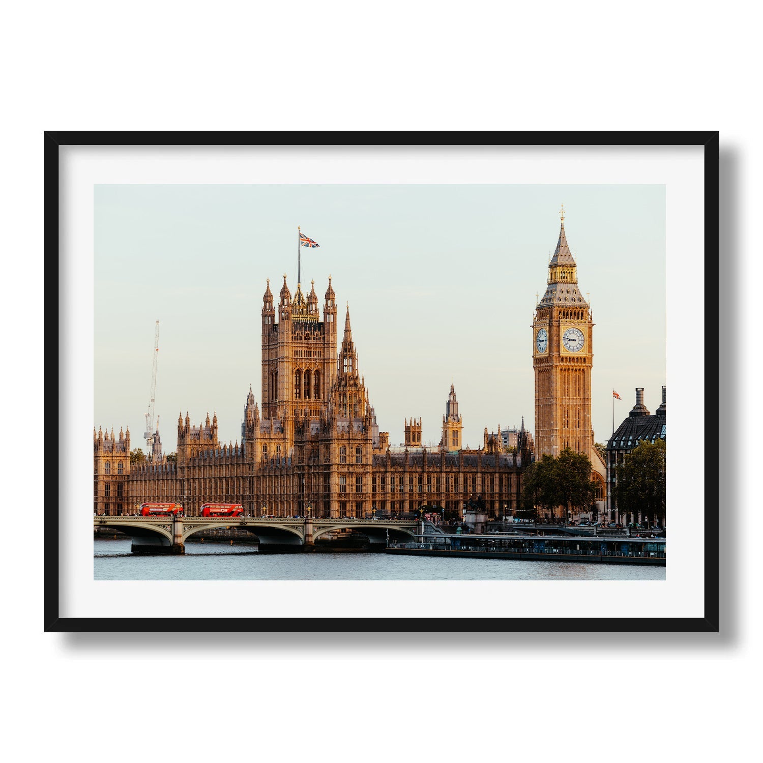 Westminster Abbey and Big Ben - Peter Yan Studio Framed Photo Print Wall Art