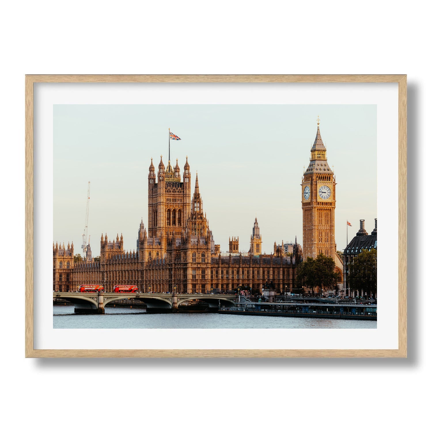 Westminster Abbey and Big Ben - Peter Yan Studio Framed Photo Print Wall Art