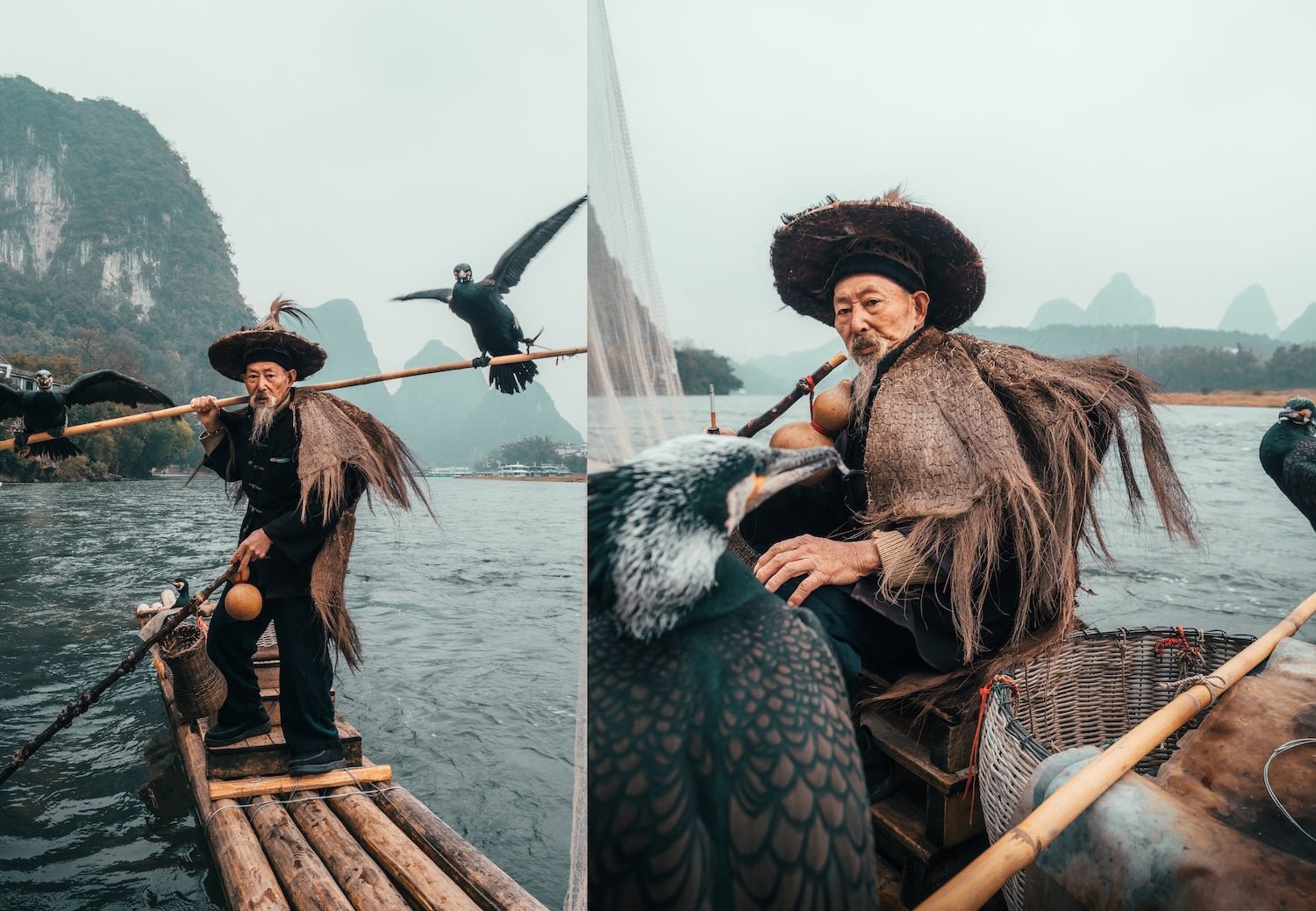 The Story Behind My Most Viral Photograph - Yangshuo Cormorant Fisherman - Peter Yan Studio