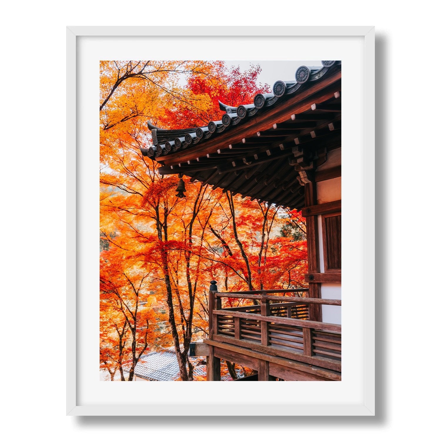 Autumn Glory at a Kyoto Temple II - Peter Yan Studio Framed Photo Print Wall Art