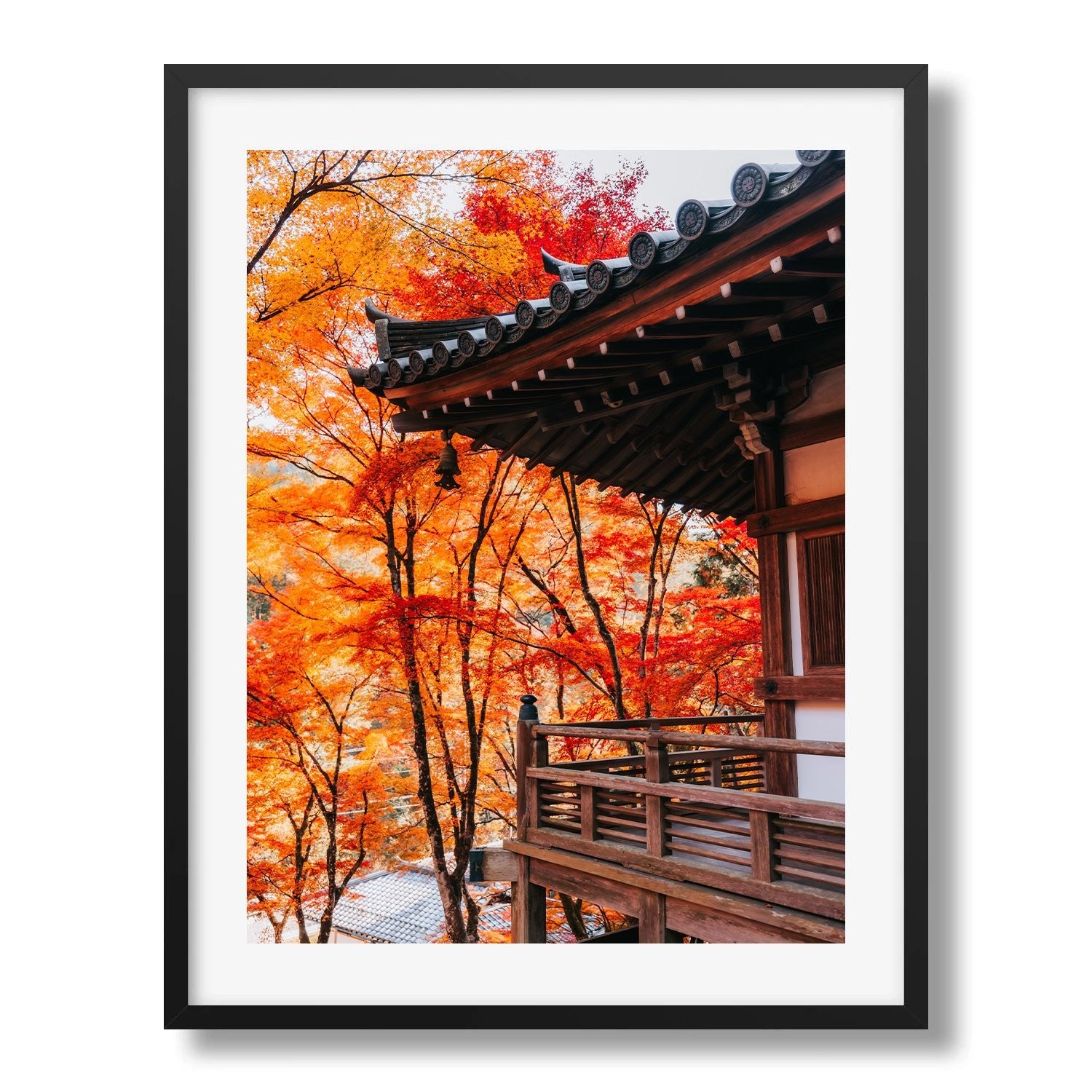 Autumn Glory at a Kyoto Temple II - Peter Yan Studio Framed Photo Print Wall Art