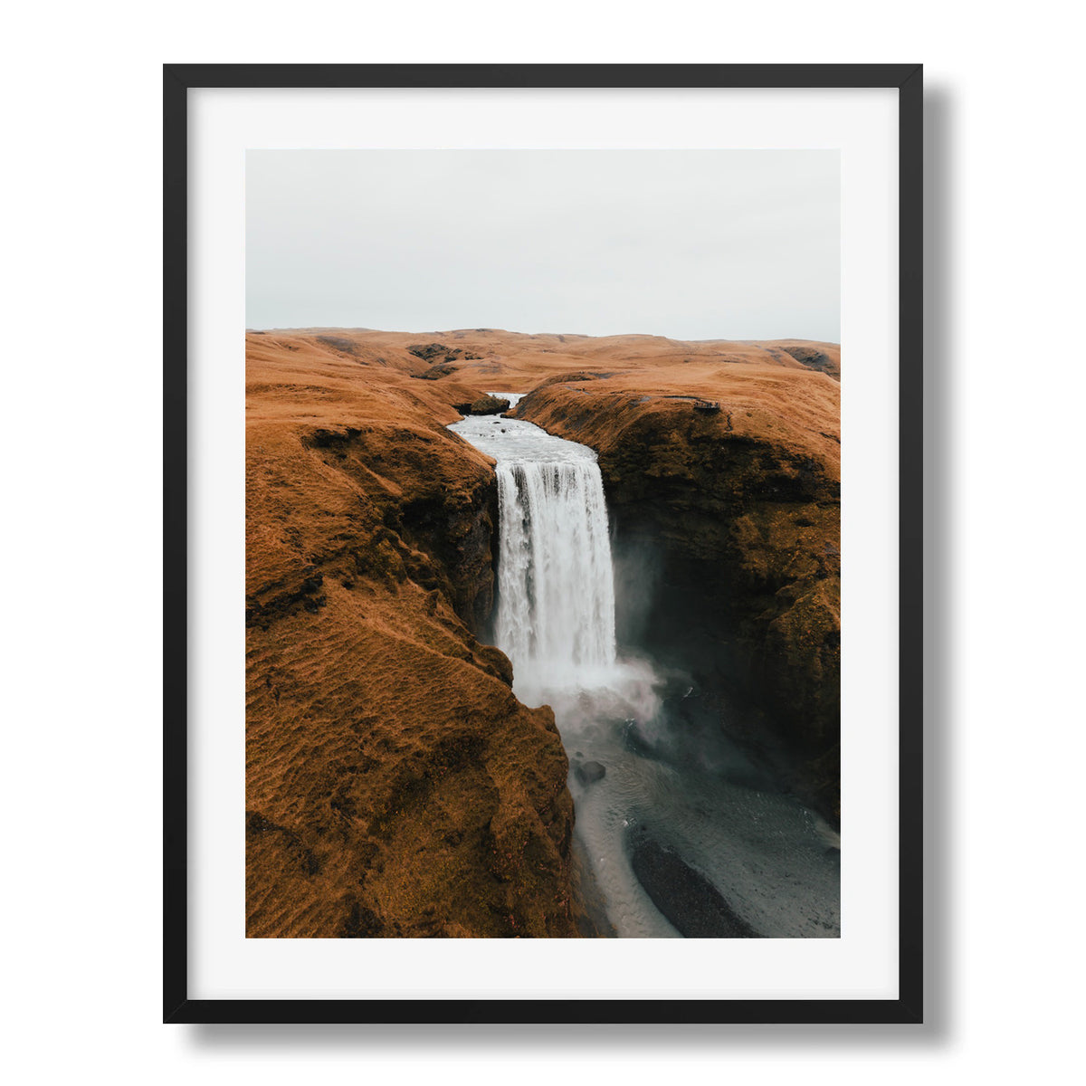 Skógafoss from Above II
