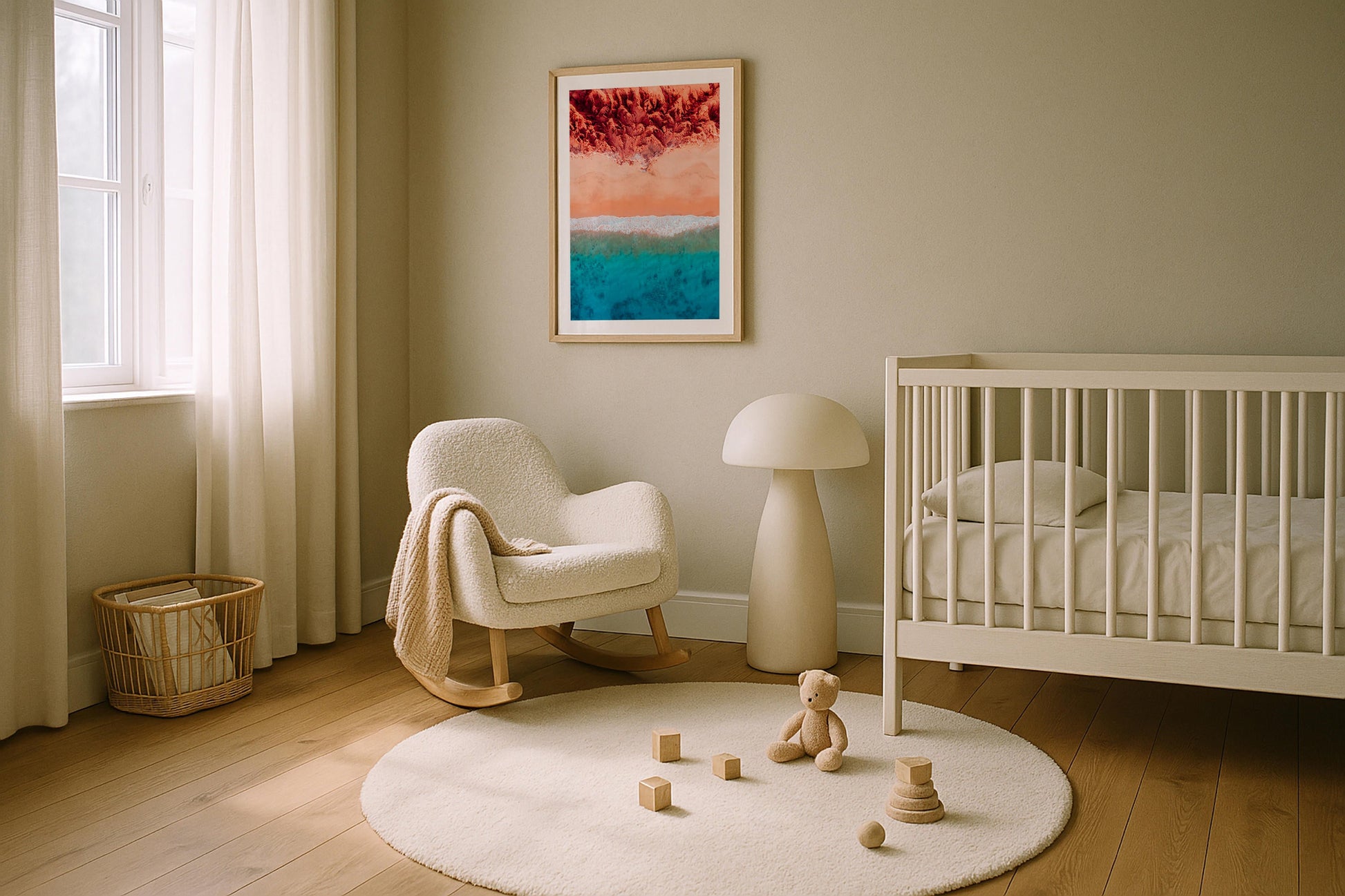 Coastal Western Australia - James Price Point II Framed Print - Aerial by Peter Yan Studio