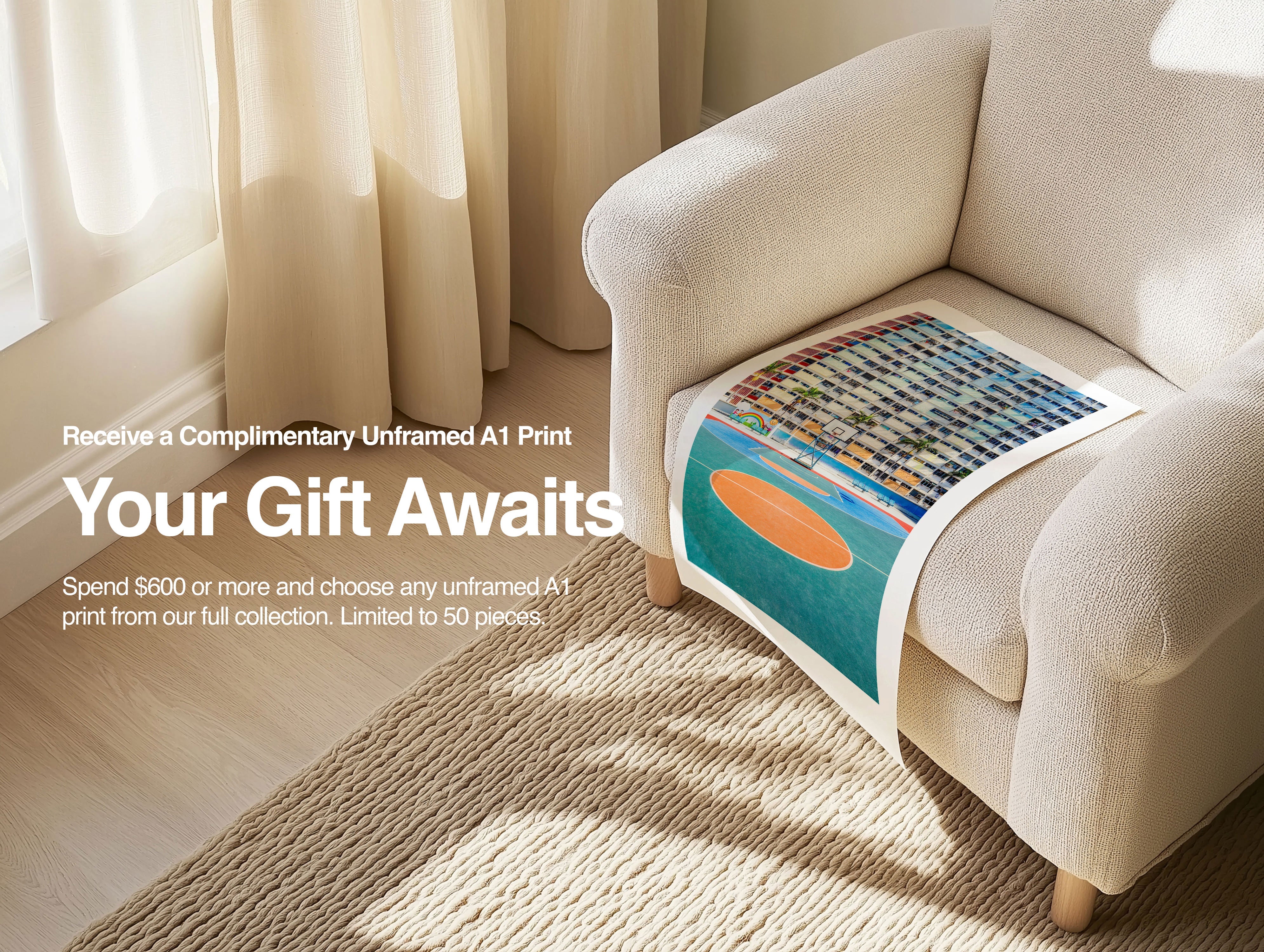 Complimentary unframed A1 print for orders over $600 Framed Print - by Peter Yan Studio