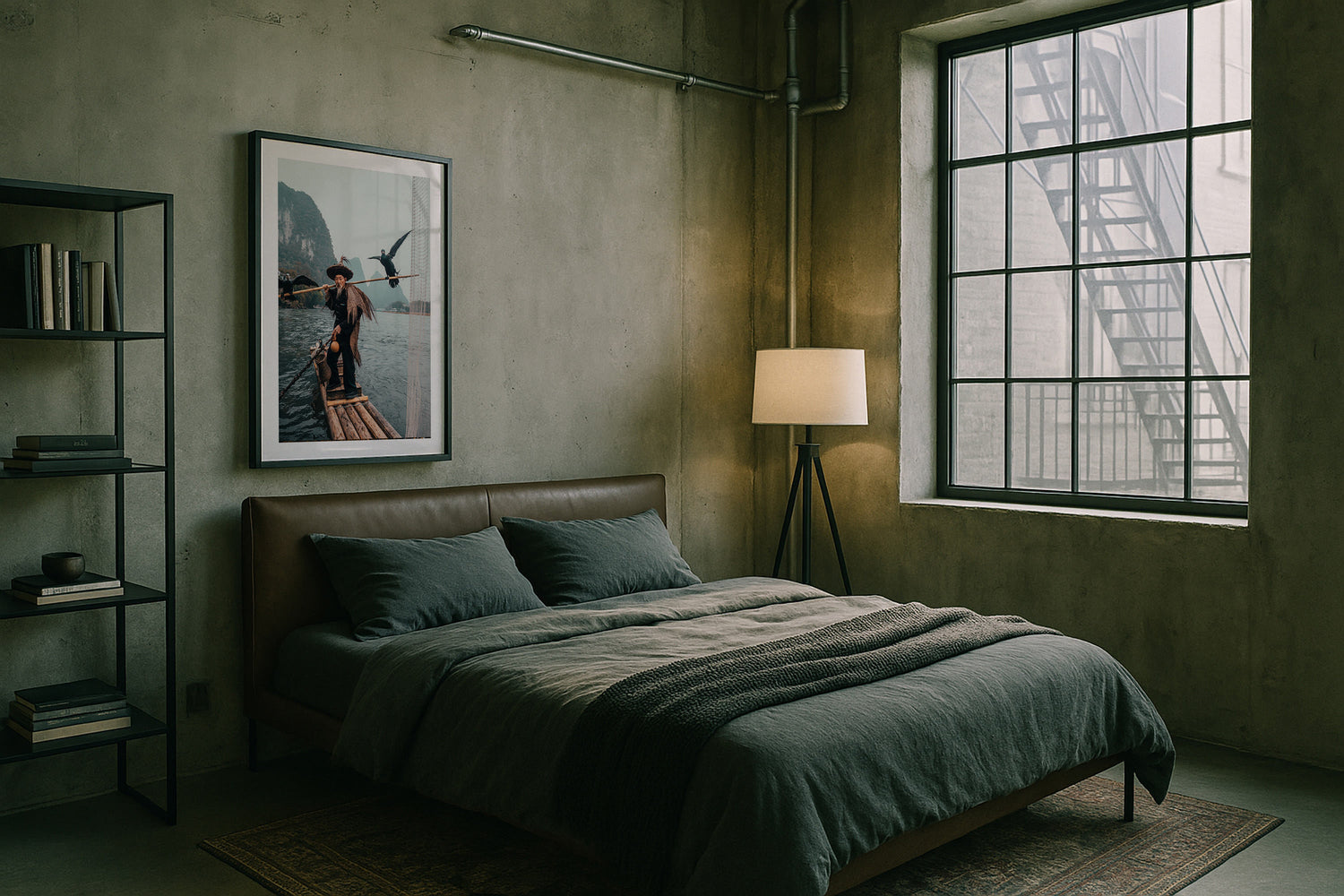 Cormorant Fisherman of Yangshuo II Framed Print - China by Peter Yan Studio