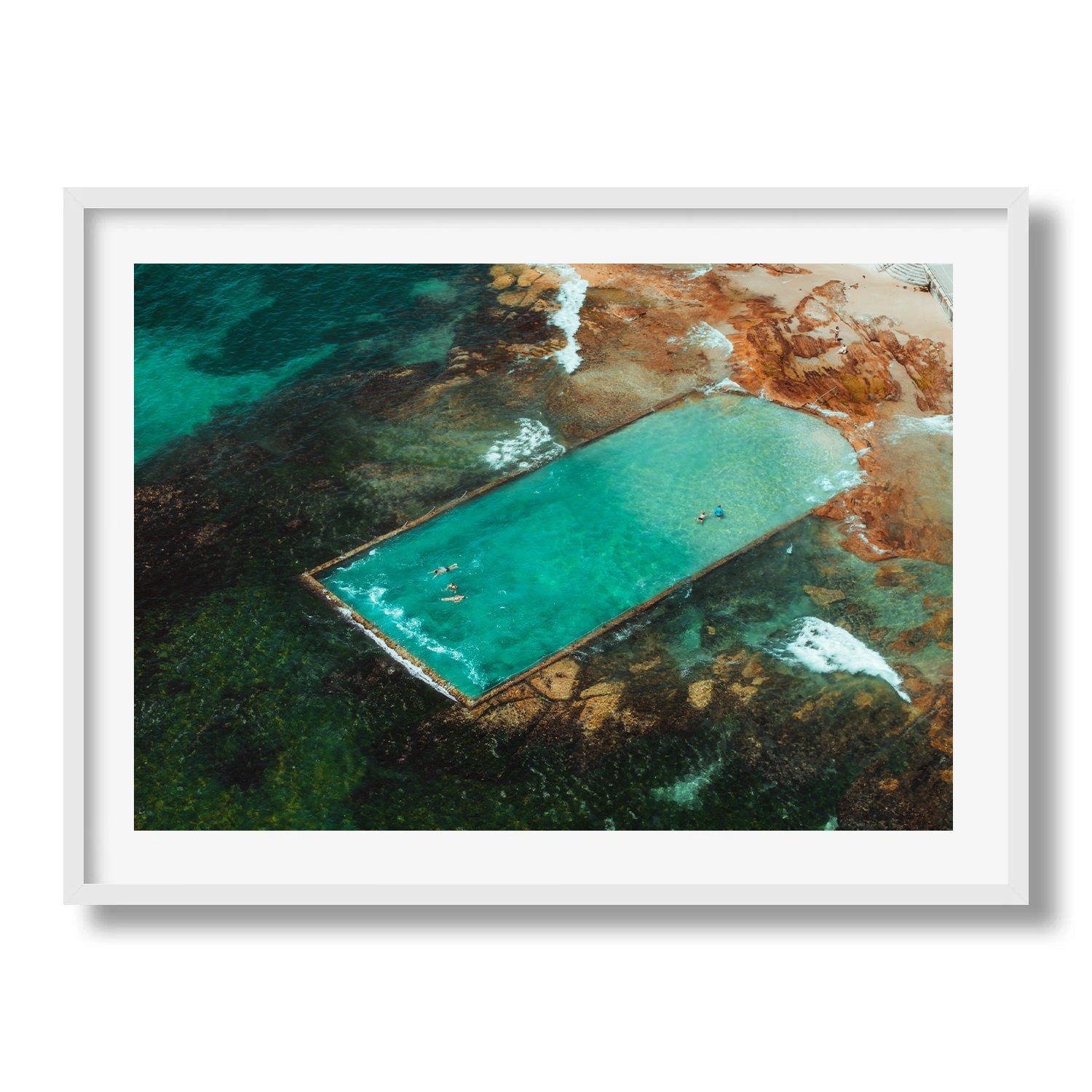 Cronulla Beach Rock Pool III - Peter Yan Studio Framed Photo Print Wall Art