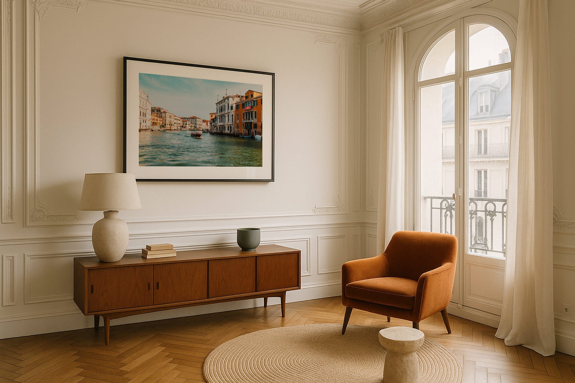Cruising the Grand Canal of Venice Framed Print - Architecture by Peter Yan Studio