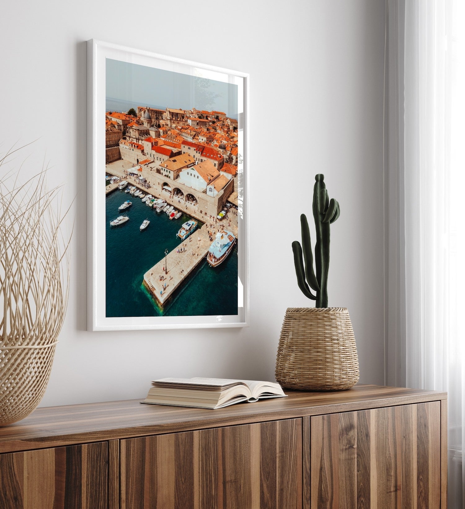 Dubrovnik's Vibrant Harbour II - Peter Yan Studio Framed Photo Print Wall Art