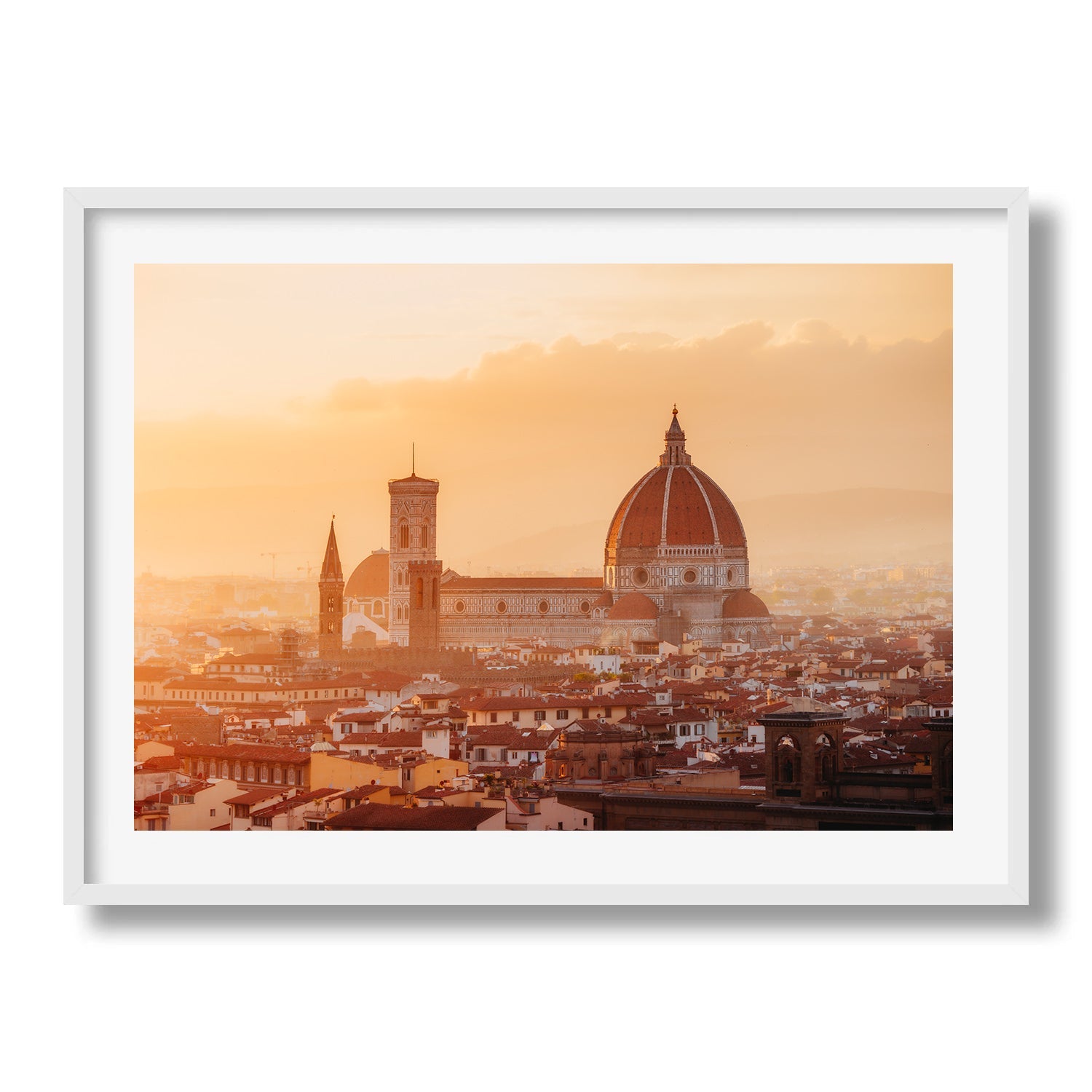 Florence Cathedral at Sunset - Peter Yan Studio Framed Photo Print Wall Art