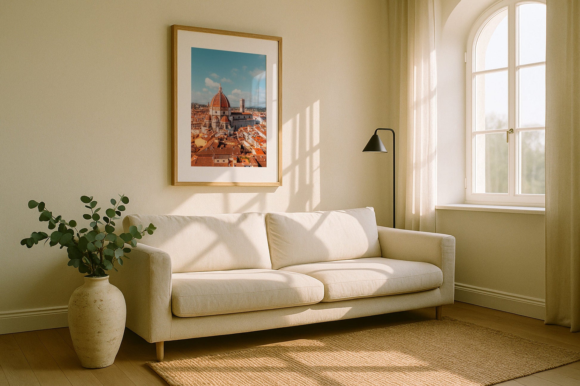 Florence Cathedral II Framed Print - Aerial by Peter Yan Studio