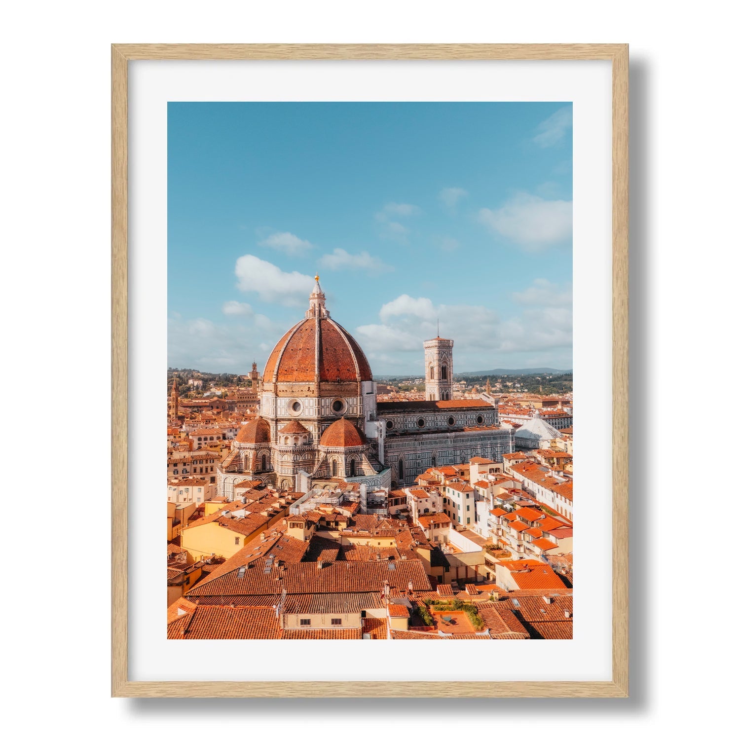 Florence Cathedral II Framed Print - Aerial by Peter Yan Studio