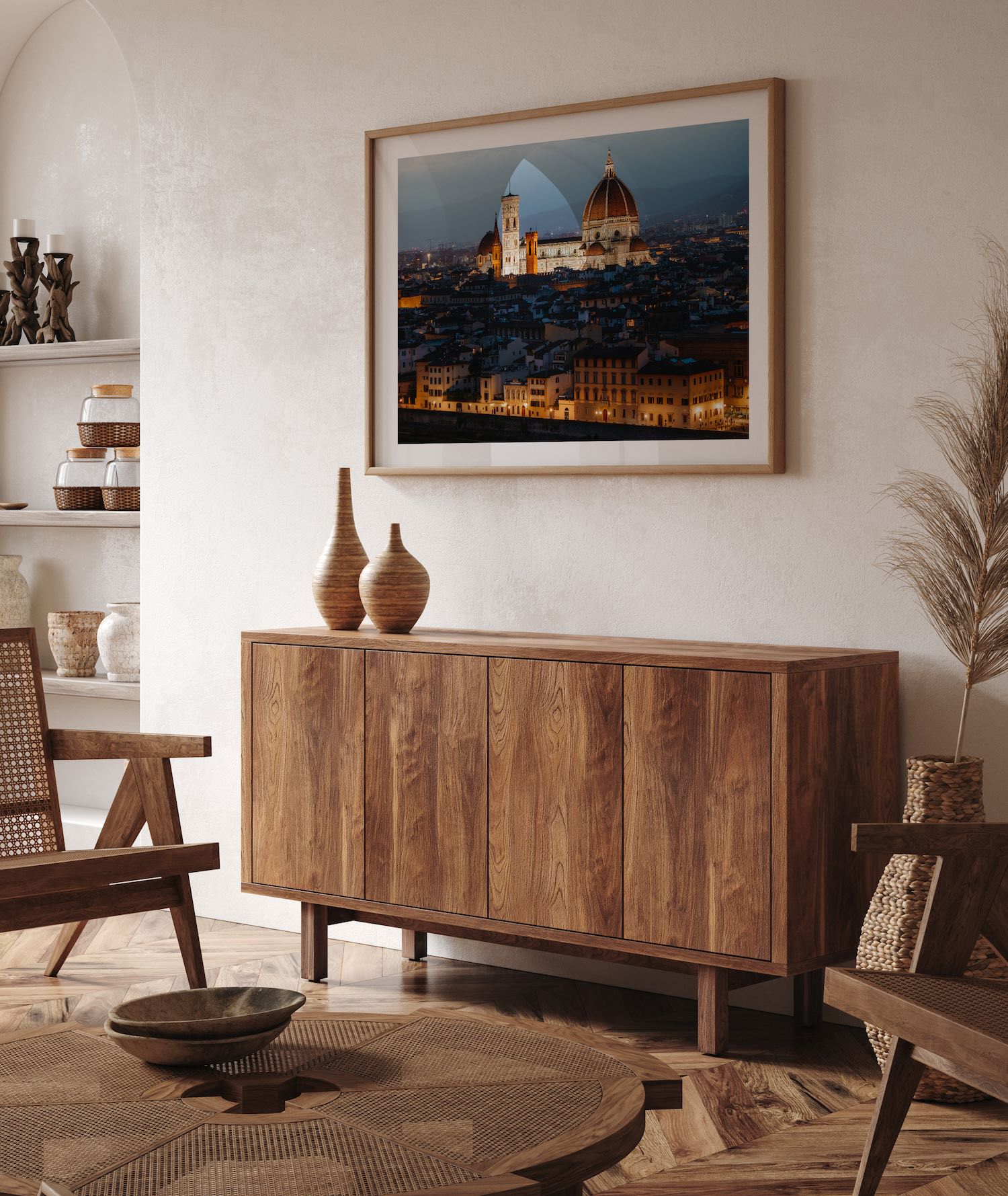 Florence Evening - Peter Yan Studio Framed Photo Print Wall Art